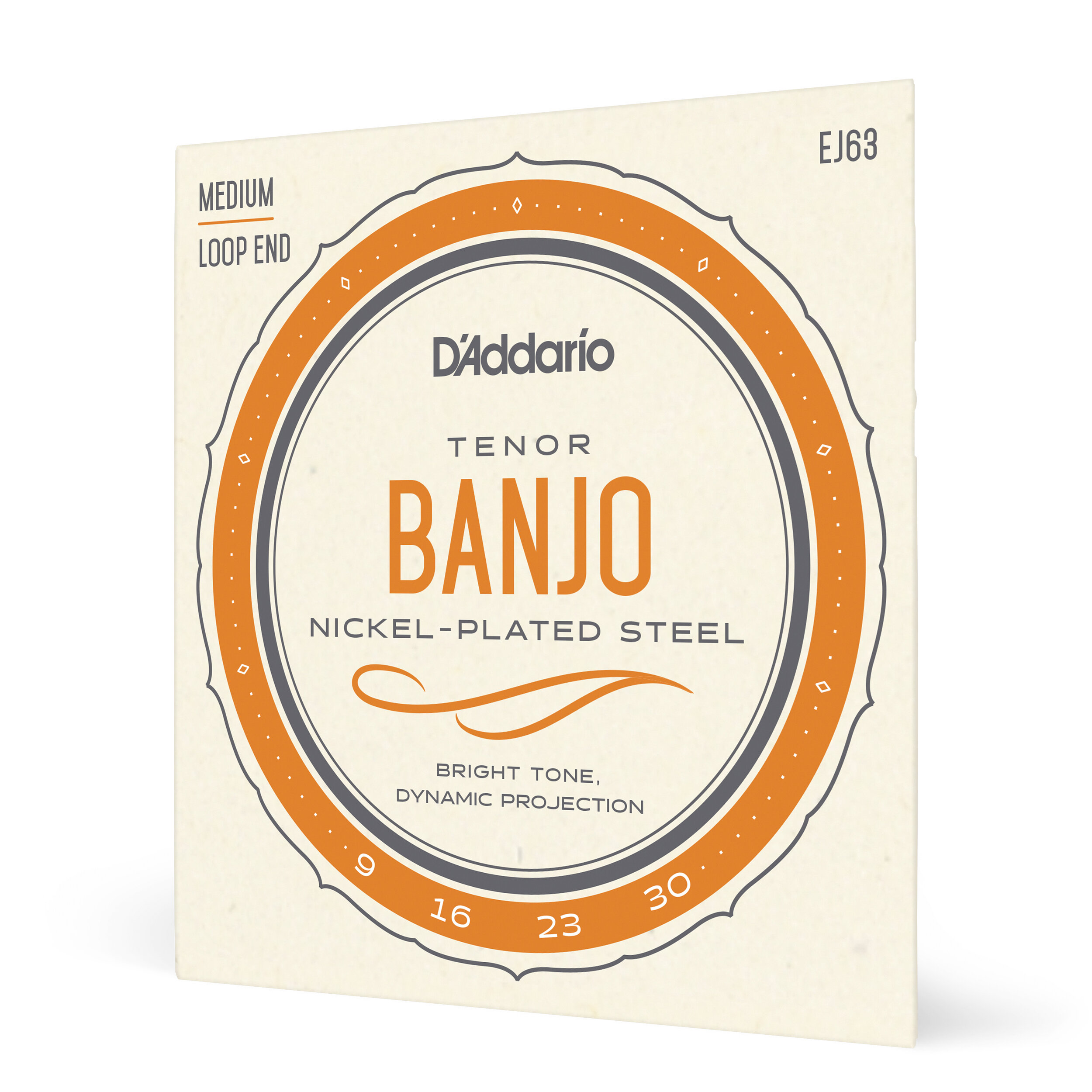 D'Addario EJ63 Tenor Banjo Strings, Nickel, 9-30