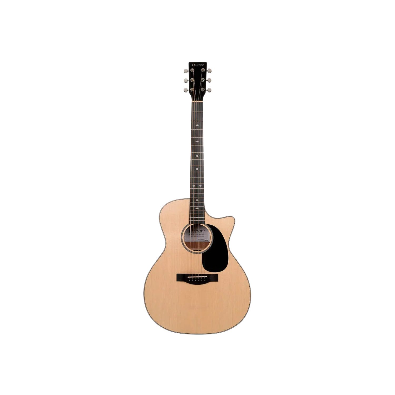 Denver Mahogany/Spruce Cutaway Grand Auditorium Acoustic Guitar