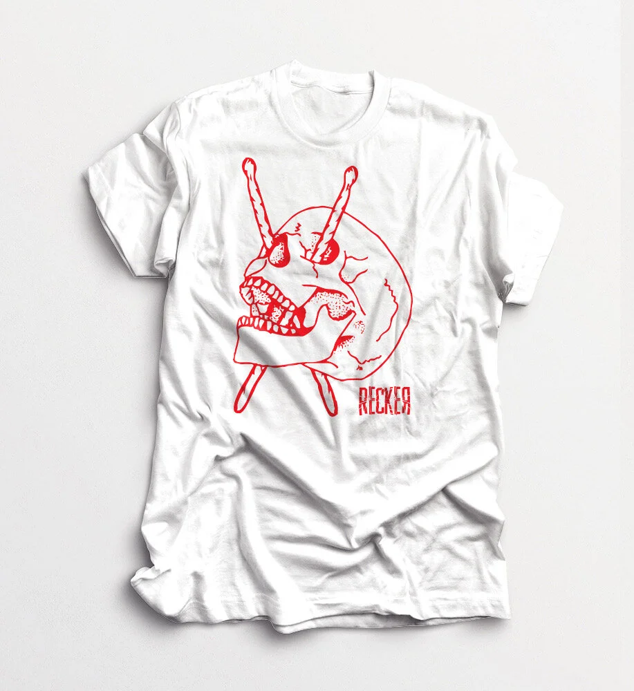 recker-eans-skull-drumsticks-tshirt-white.JPG