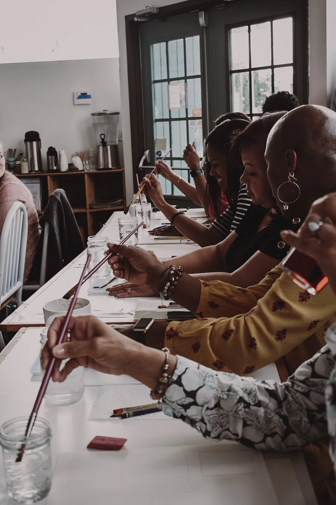 Brew &amp; Brush Watercolor Paint Night