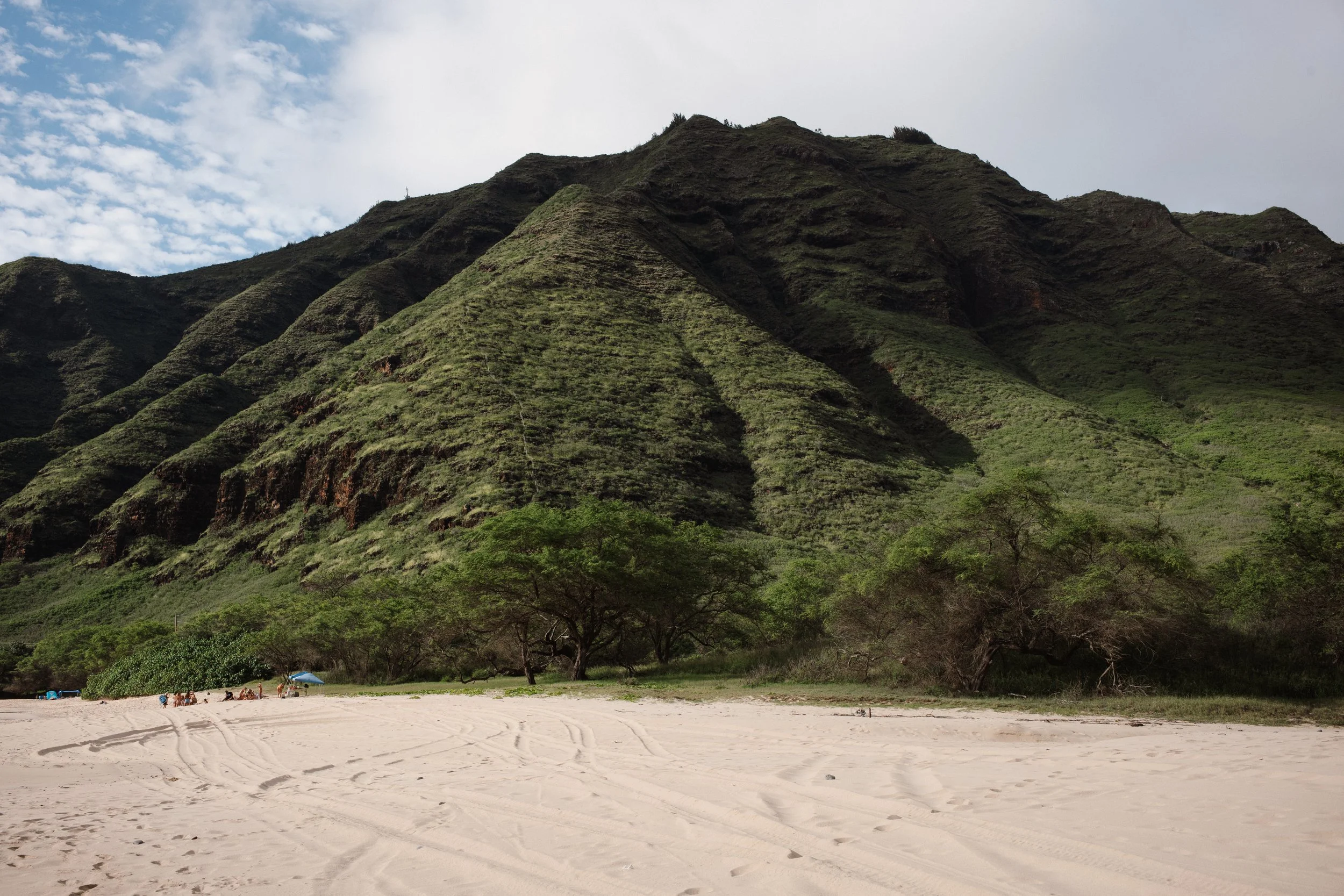 makua beach, oahu