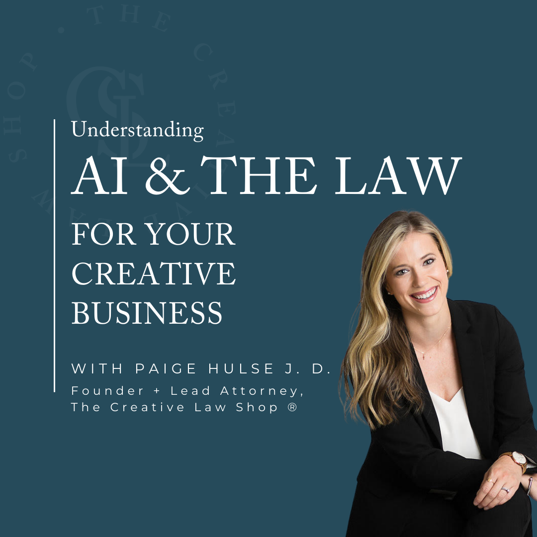 Understanding ai and the law the creative law shop 