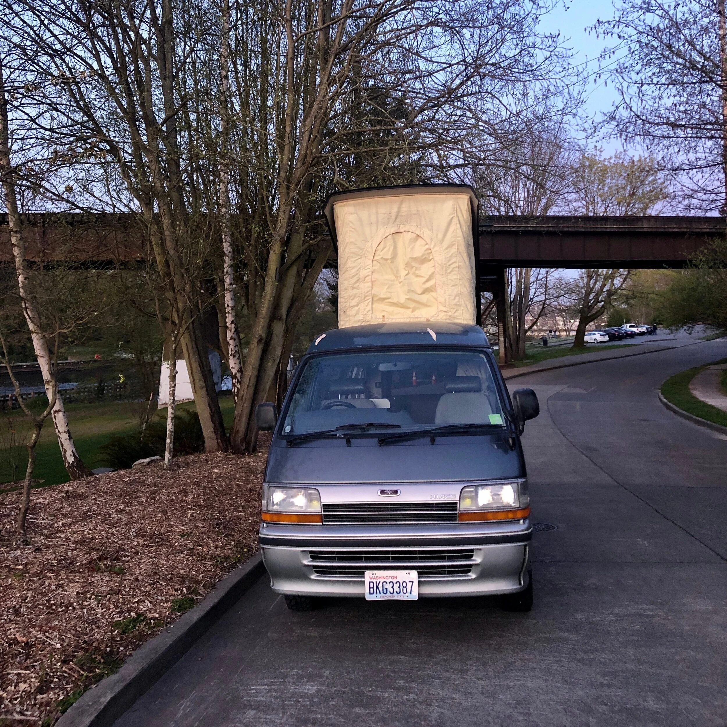 Toyota hiace cruising cabin