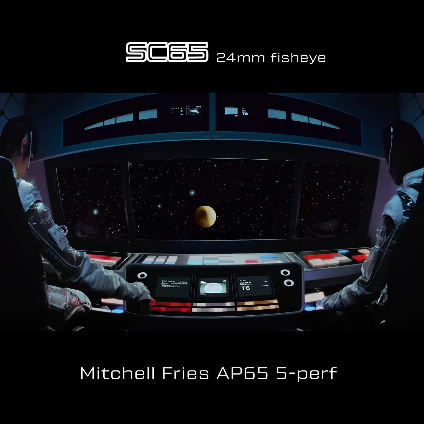 @on ft @zendaya | recreating 2001: A Space Odyssey with our SC65 24mm fisheye on the Mitchell Fries AP65 5-perf | Directed by @nadialeecohen | DP @voxstraume | @kodak_shootfilm