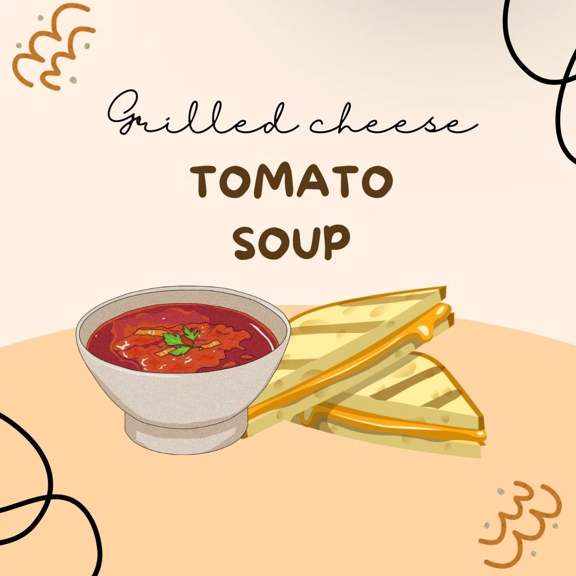 Happy Spring! Mar. 4 at 6pm, we have a yummy dinner of tomato soup + grilled cheese 🫕🥪! Come to 6030 Chancellor Blvd for a nice evening 😆 see you there !