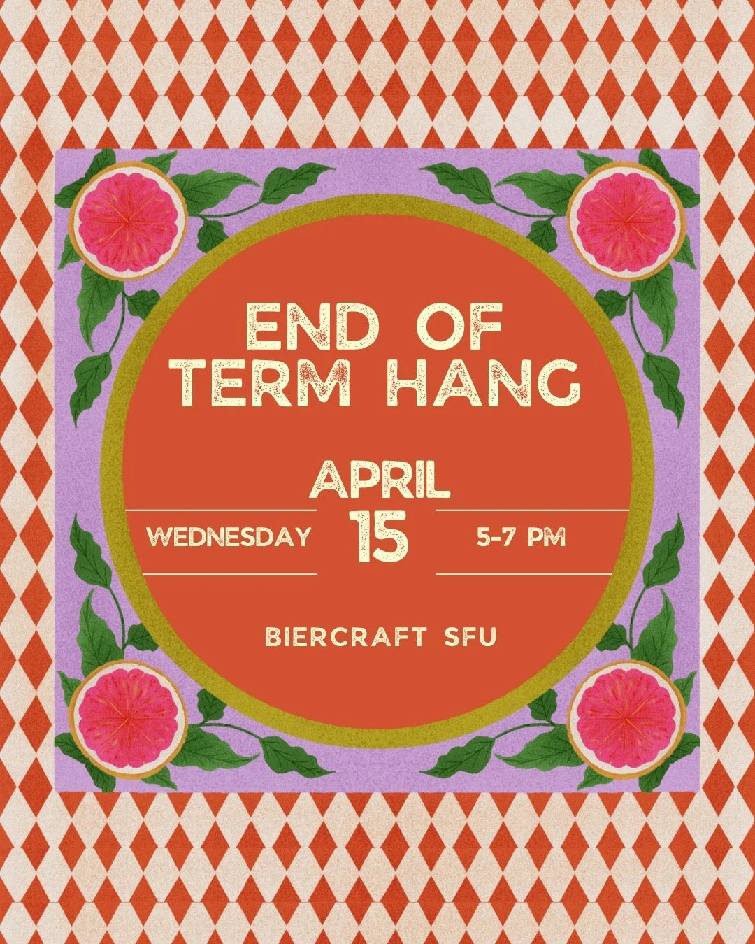 Come take a study break!
As the term winds down, let&rsquo;s hang. Snacks on us, bevies on you. No agenda, just a space to connect or reconnect before end of term. 
DM us for questions or if you can&rsquo;t find us.

#simonfraseru #community