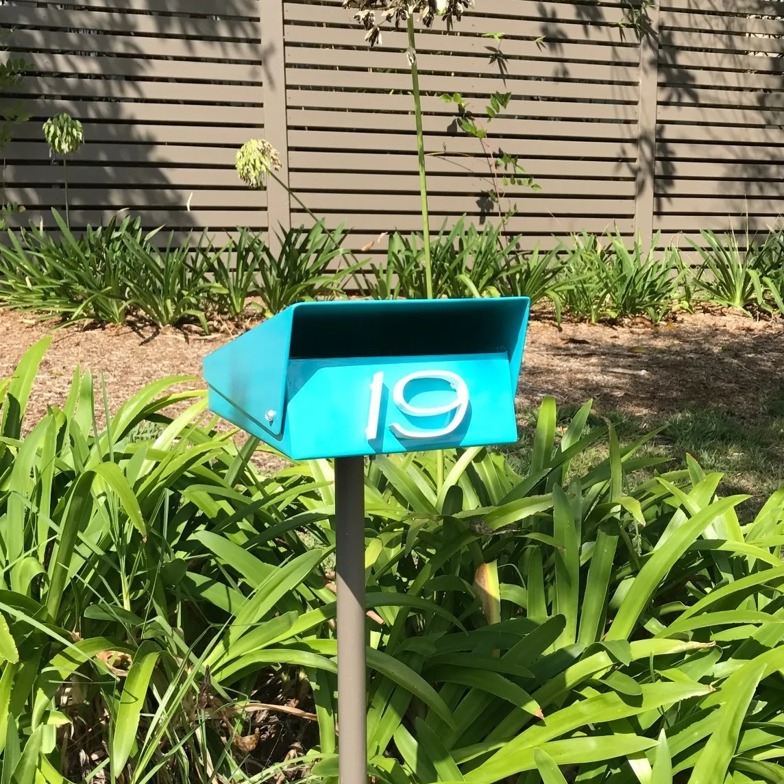 Custom made metal letterbox