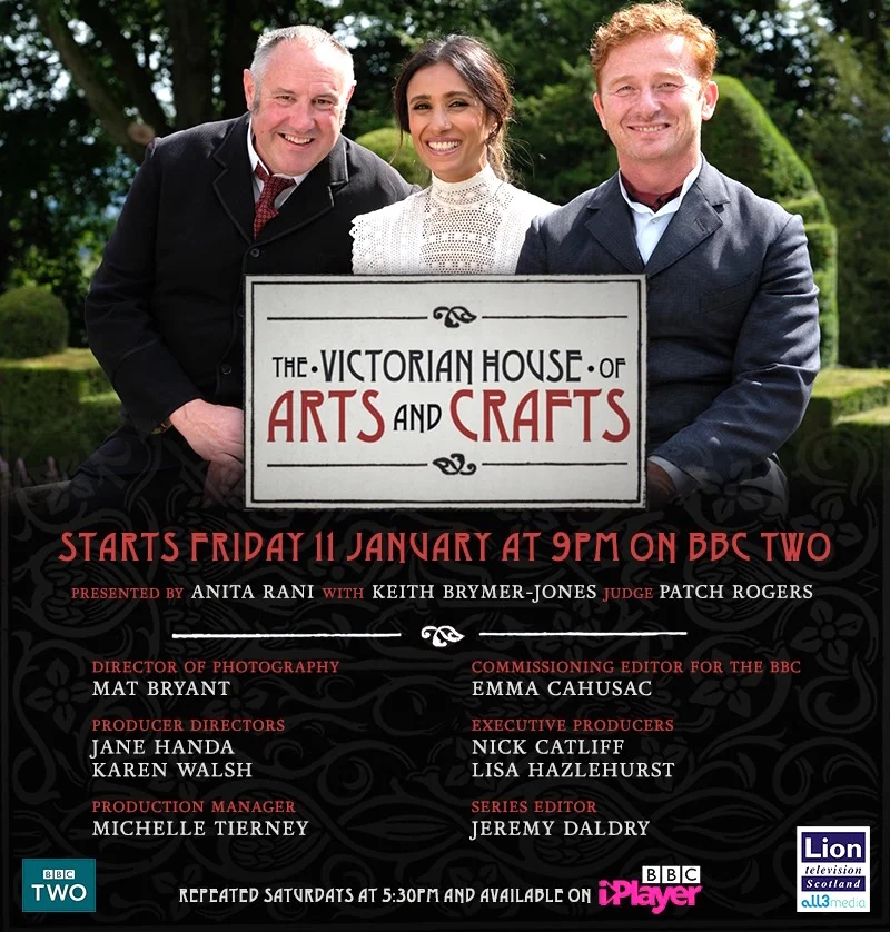 The presenters of The Victorian House of Arts and Crafts, BBC Two