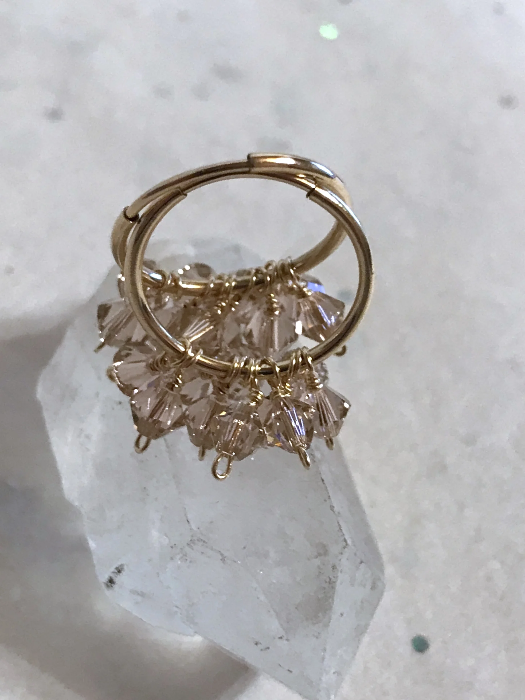 BABY CAKE, bubbles on the balcony, gold 