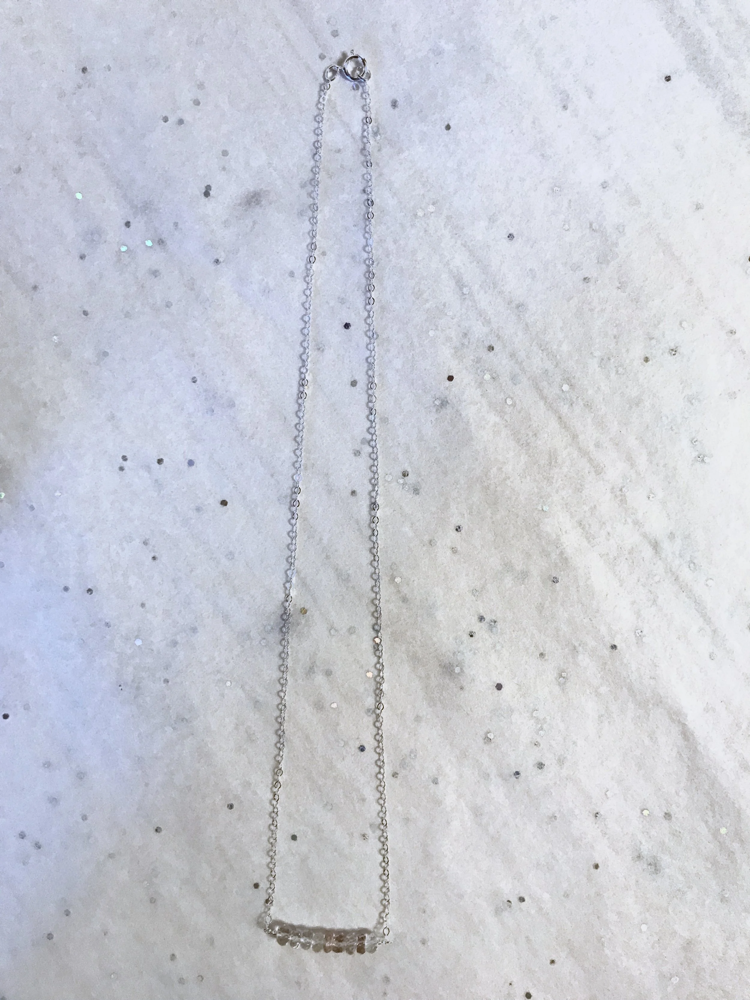 CUTIE PIE, brown topaz, silver 