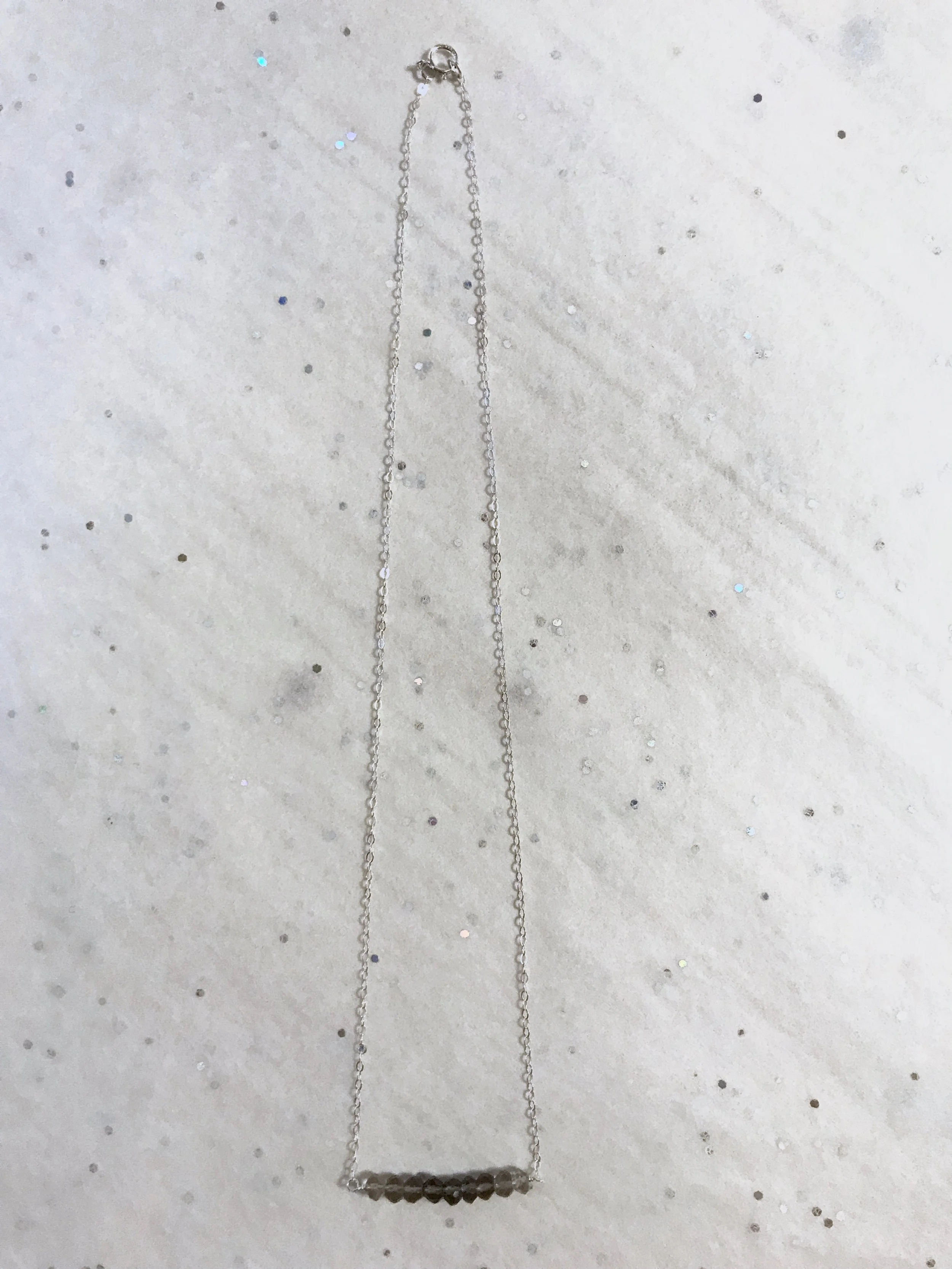 CUTIE PIE, smoky quartz, silver  