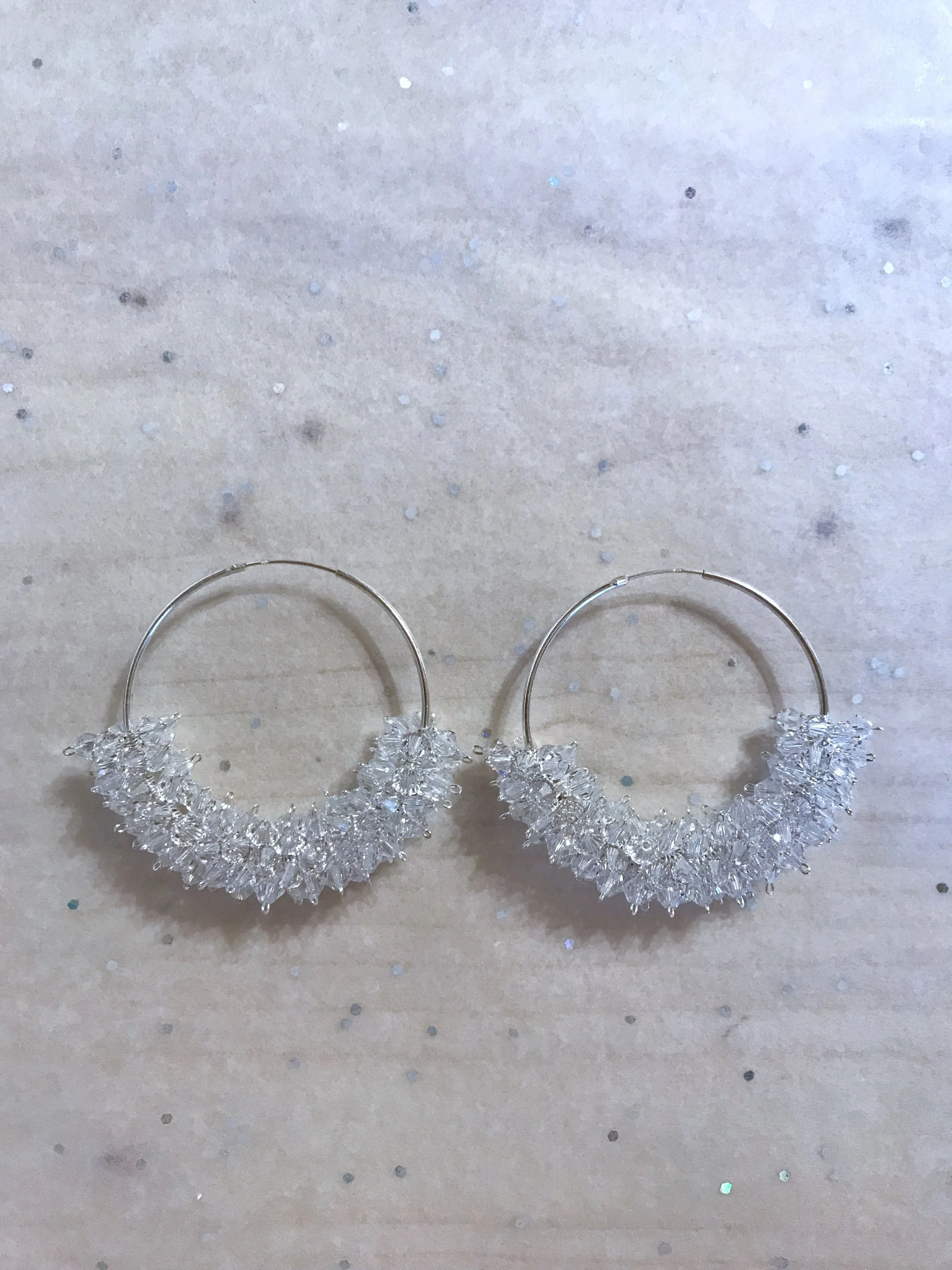 QUEEN BEE, crystal, silver 