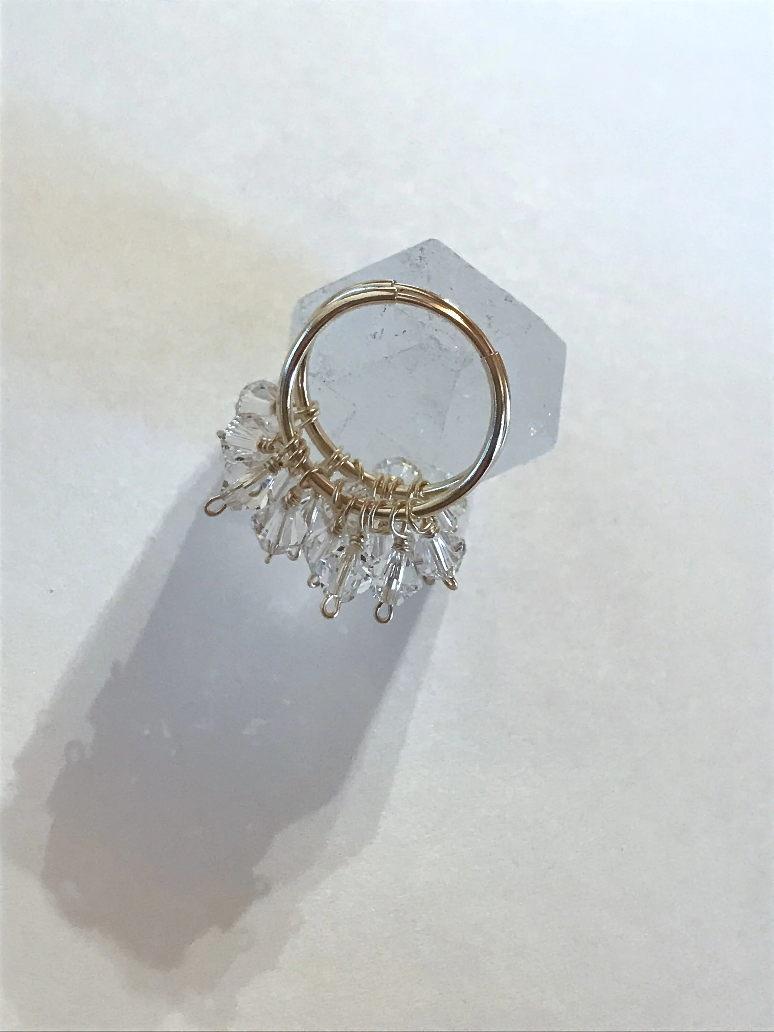 BABY CAKE, crystal, gold 