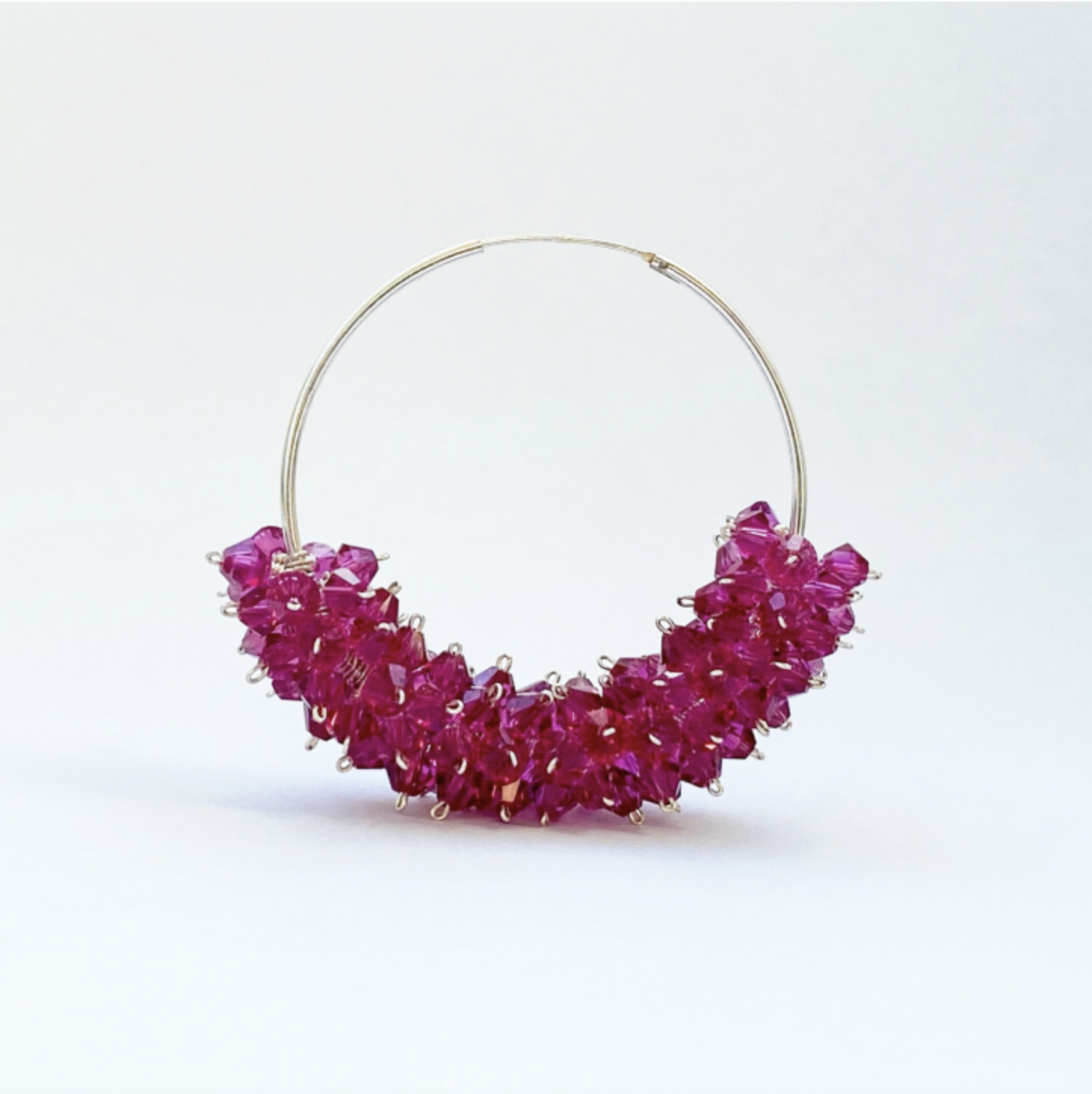 QUEN BEE, FUCHSIA POP, SILVER