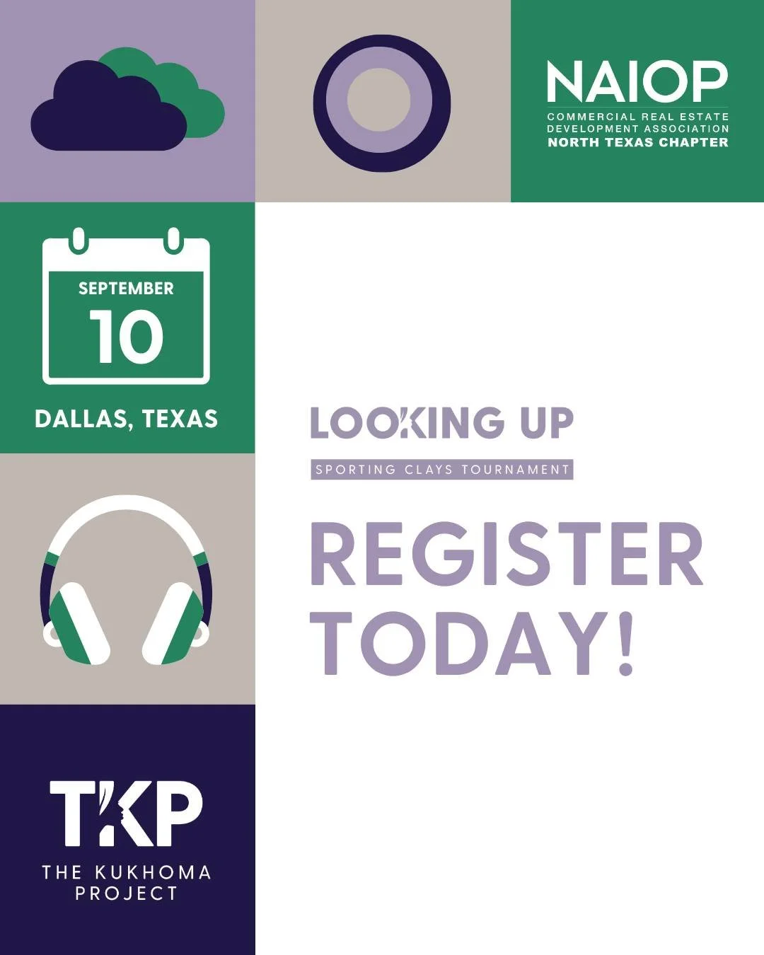 Register today for our fourth annual Looking Up Sporting Clays Tournament in partnership with NAIOP NTX!

We can&rsquo;t wait to see you on September 10 at Elm Fork Shooting Sports for a fantastic morning of competition, fun, and impact!

Sign up as 