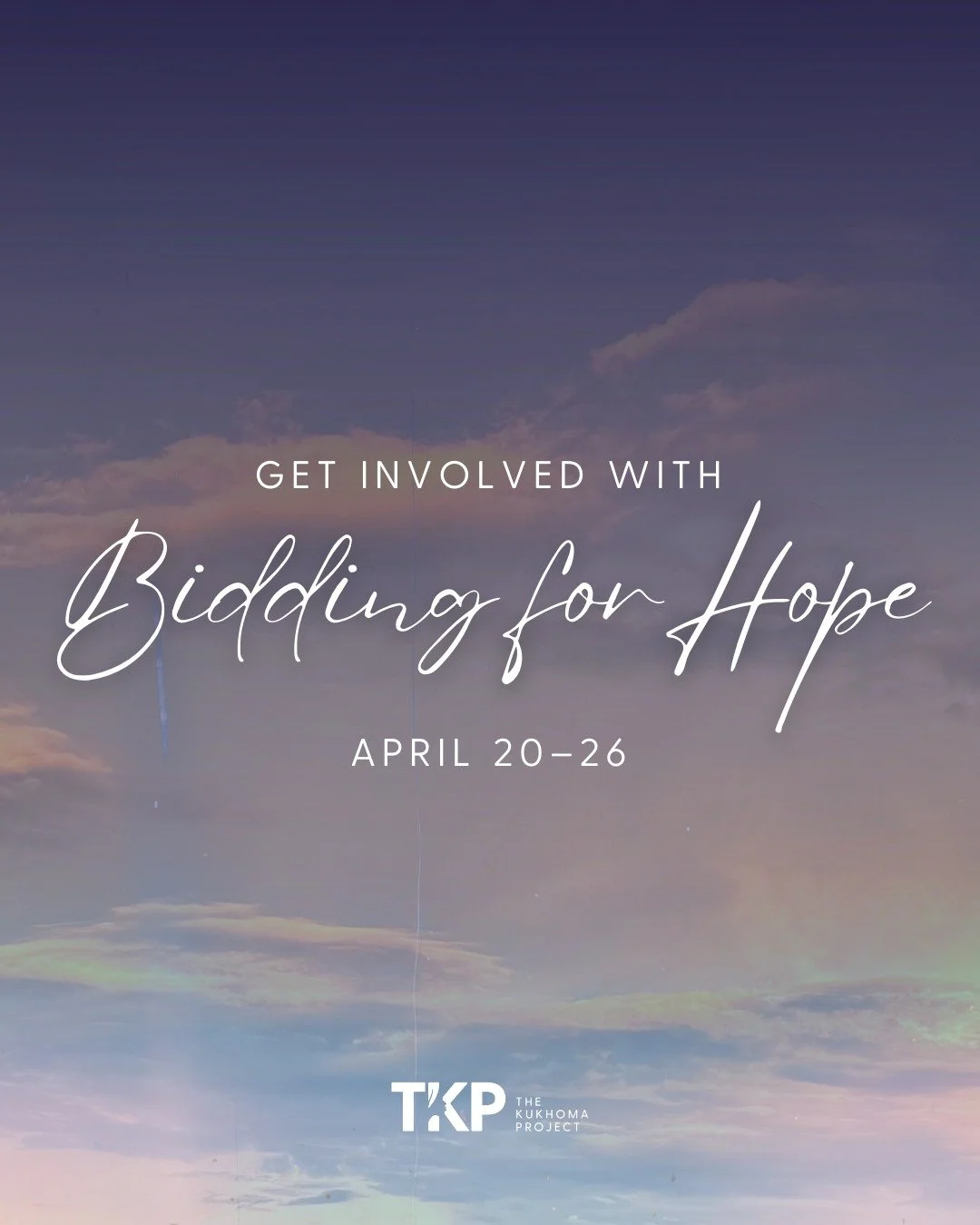 Bidding for Hope, our annual virtual auction, is coming up April 20&ndash;26, and we need your help to make it amazing!

We're looking for donations of...

🏡 A few nights at a vacation home or rental
✈️ Airline miles
🎟️ Tickets to sporting events, 
