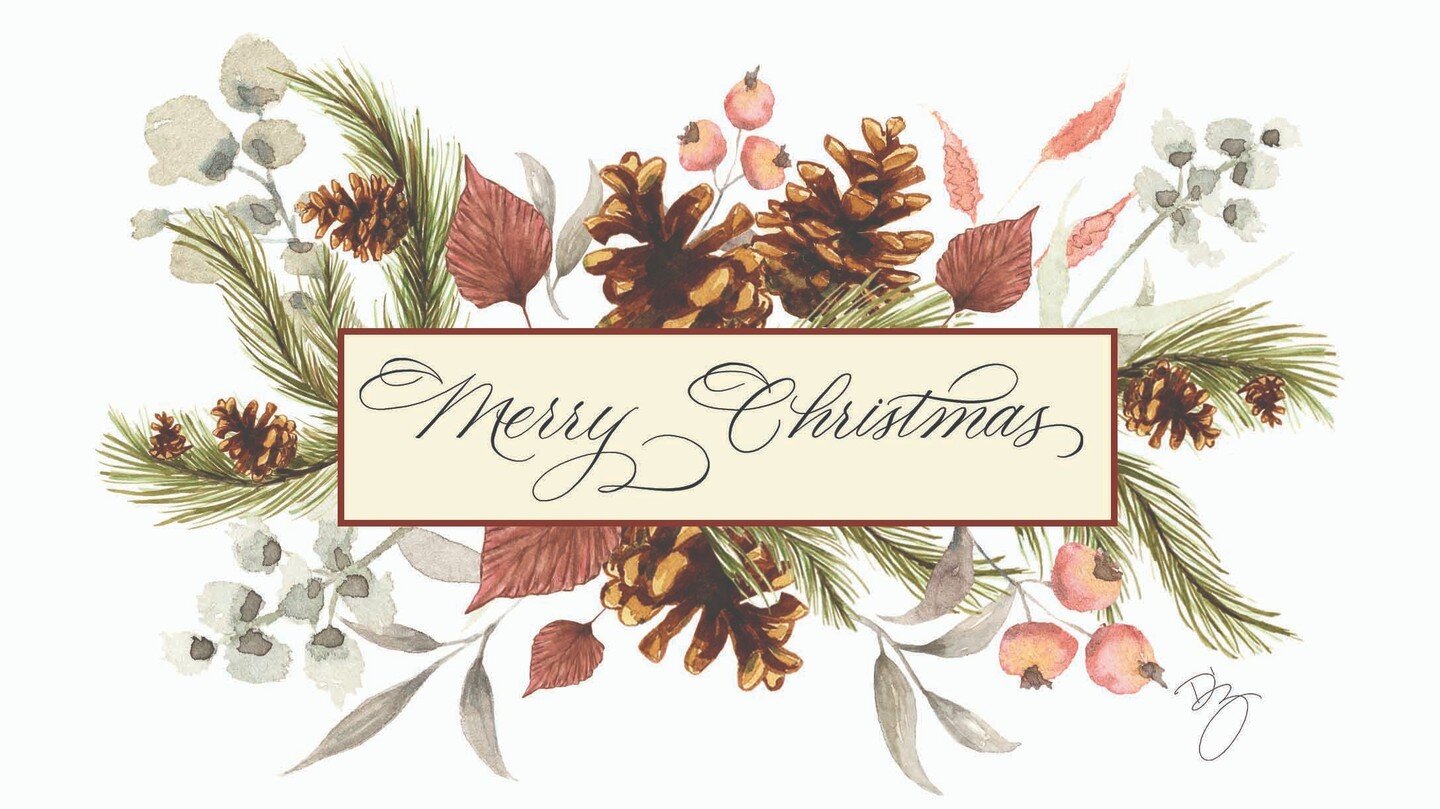 Wishing you all a very merry Christmas! 

#meridiancalligrapher #idaho #christmasgreetings #calligraphy #watercolor #watercolorflorals #flatcards #christmascards #pinecones #winterwoodland