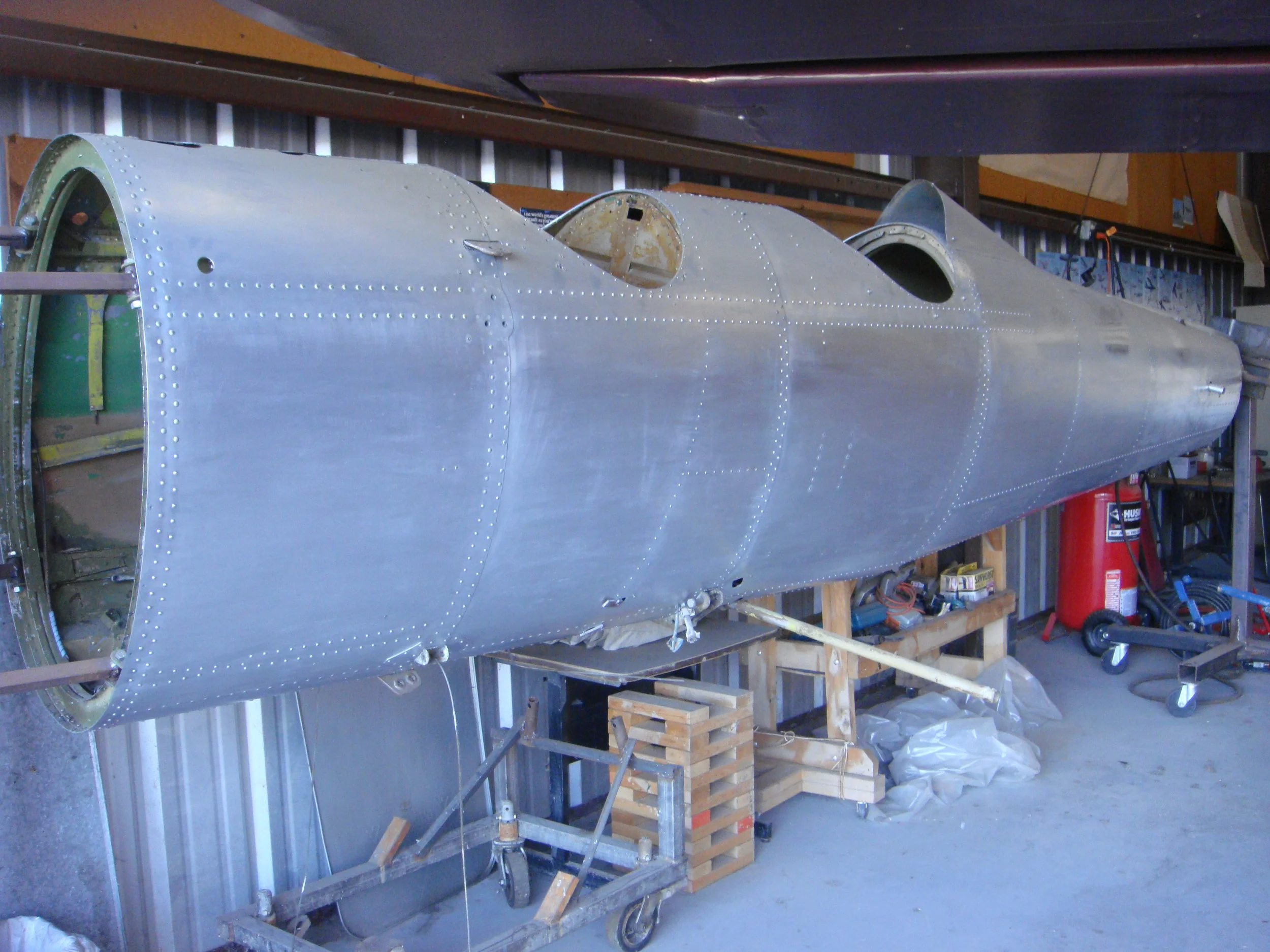   SN 114 stored, awaiting restoration 2008.    