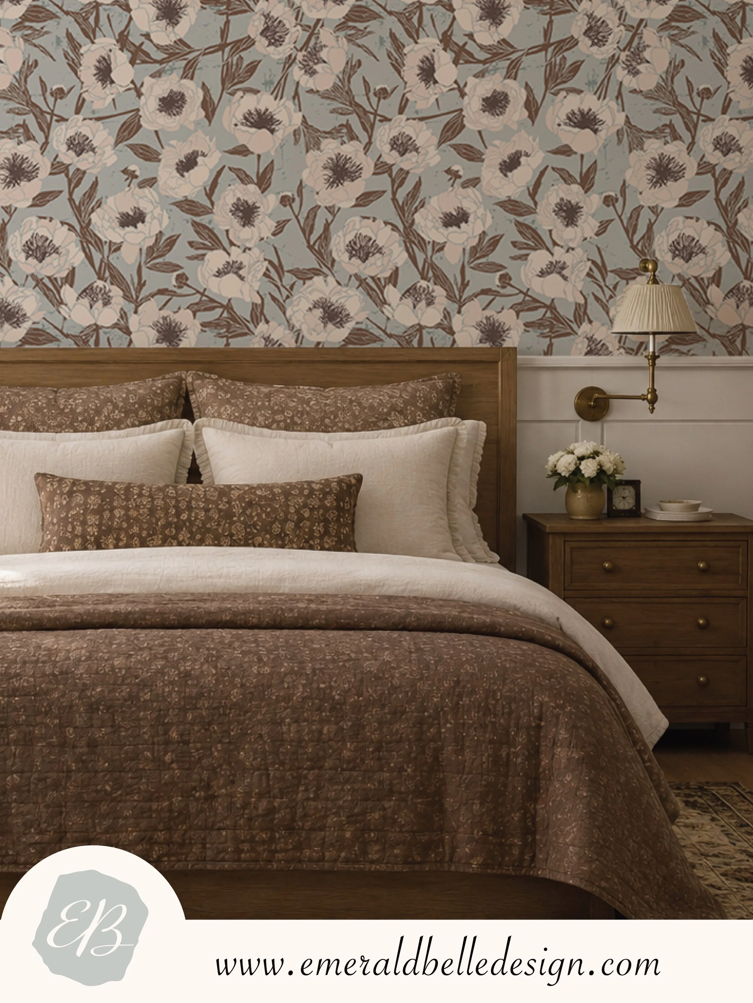 Soft florals, warm woods, and a little old-world charm. 🤎

This is what modern heirloom means to me&mdash;patterns that feel collected rather than trendy, nostalgic without feeling dated, and beautiful enough to live with for years.

I love seeing t