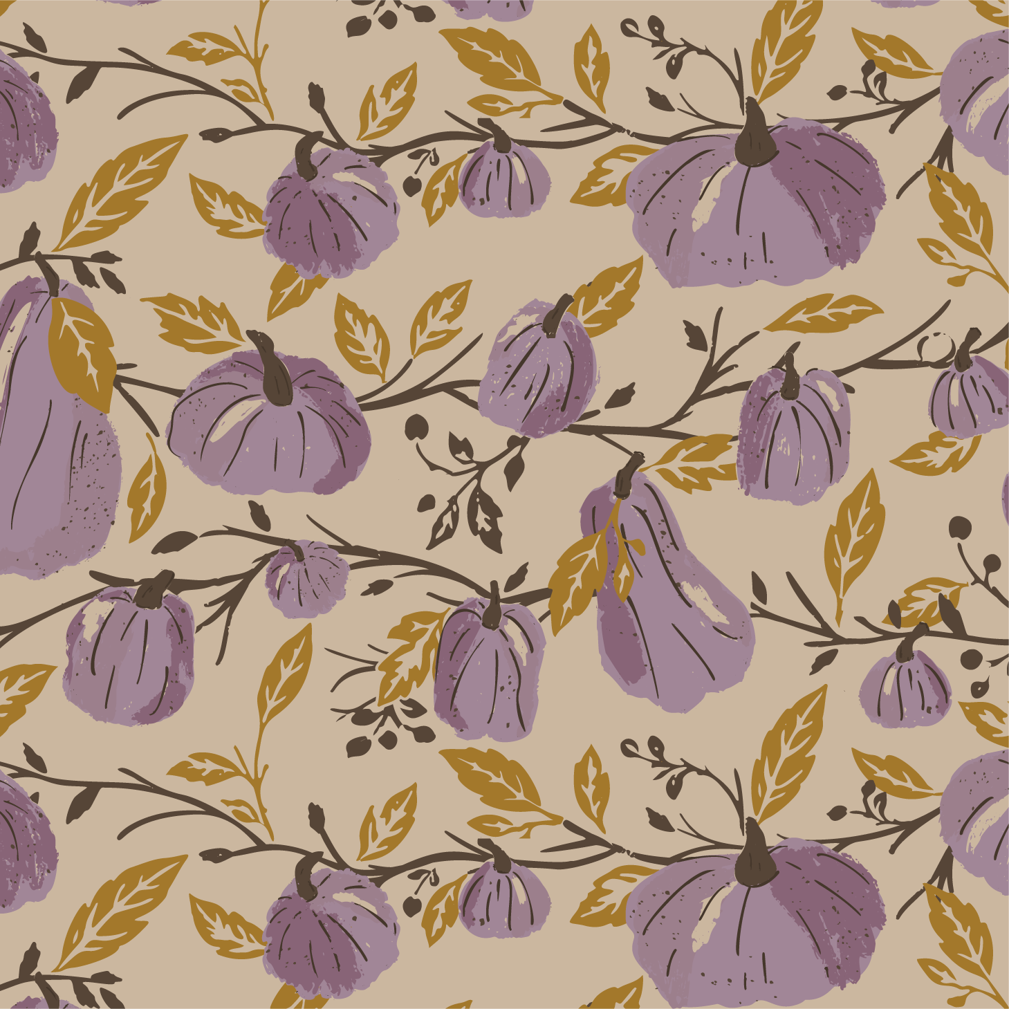 pumpkin vines