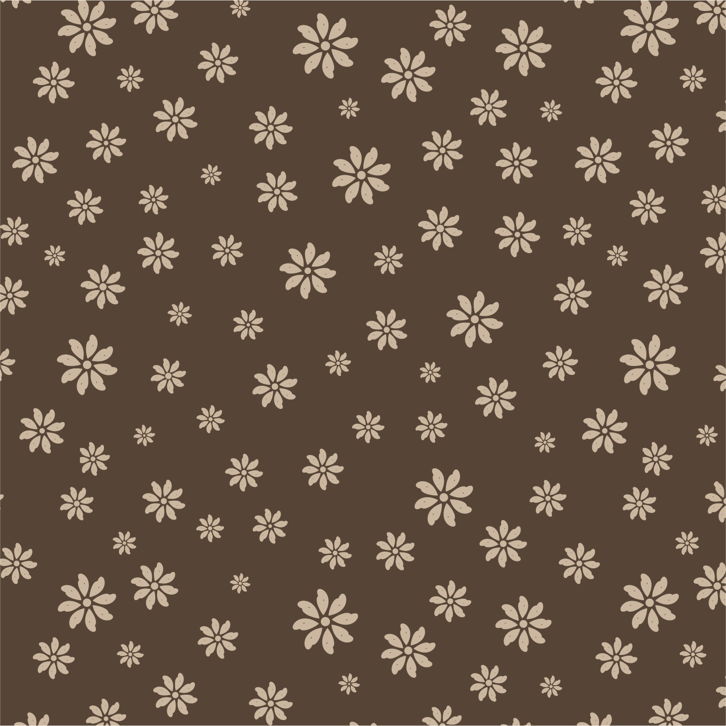 floral poka dots