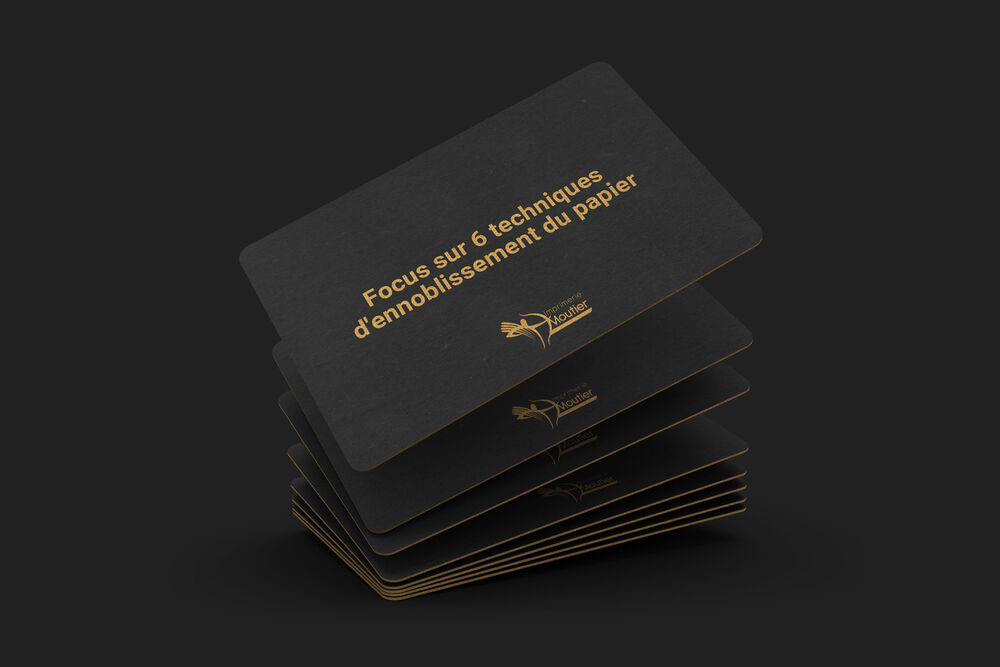 Focus sur 6 techniques d’ennoblissement du papier