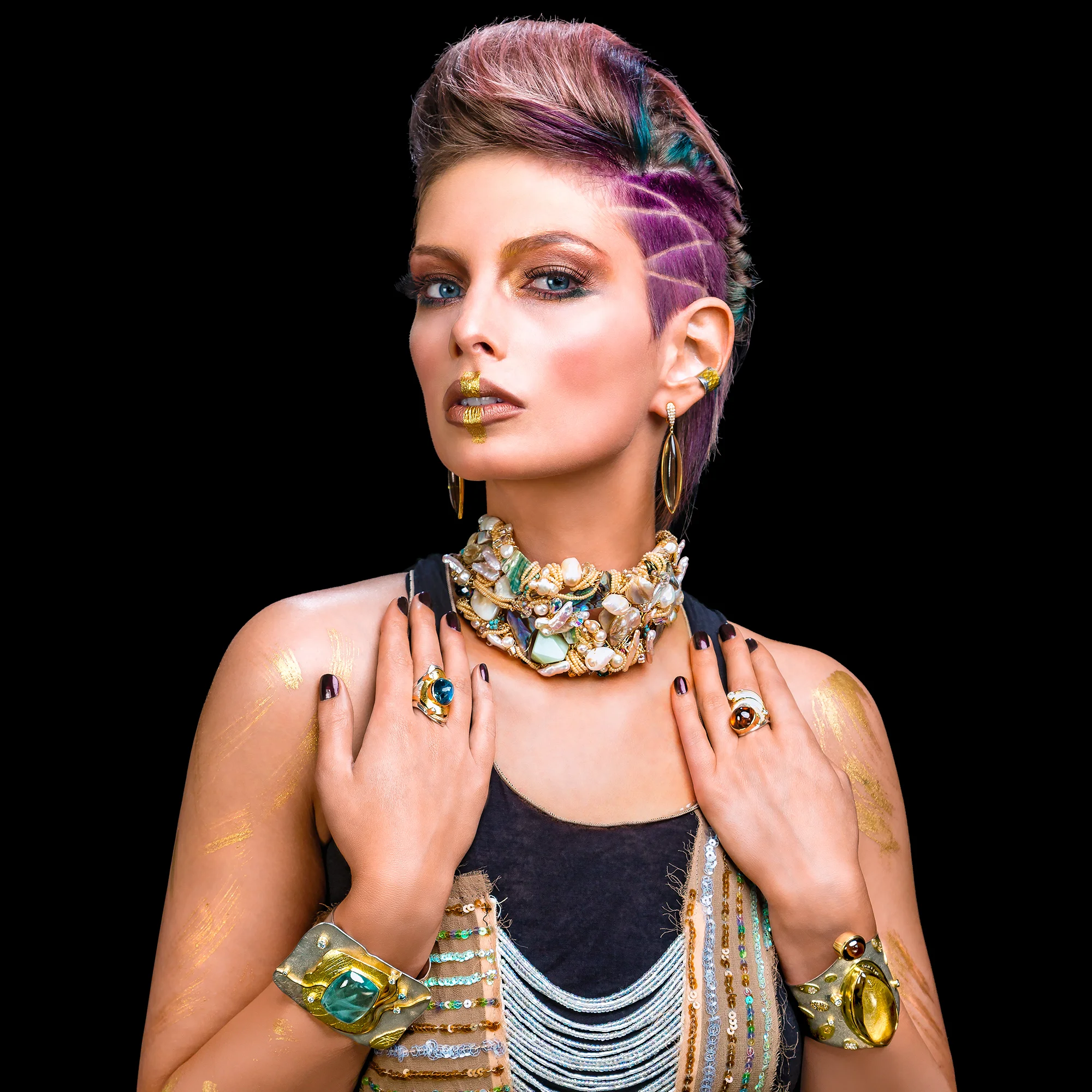 FRIDA | Fine Jewellery. Shield™ Collection, Shackle cuff. Homage to Wonder Woman.