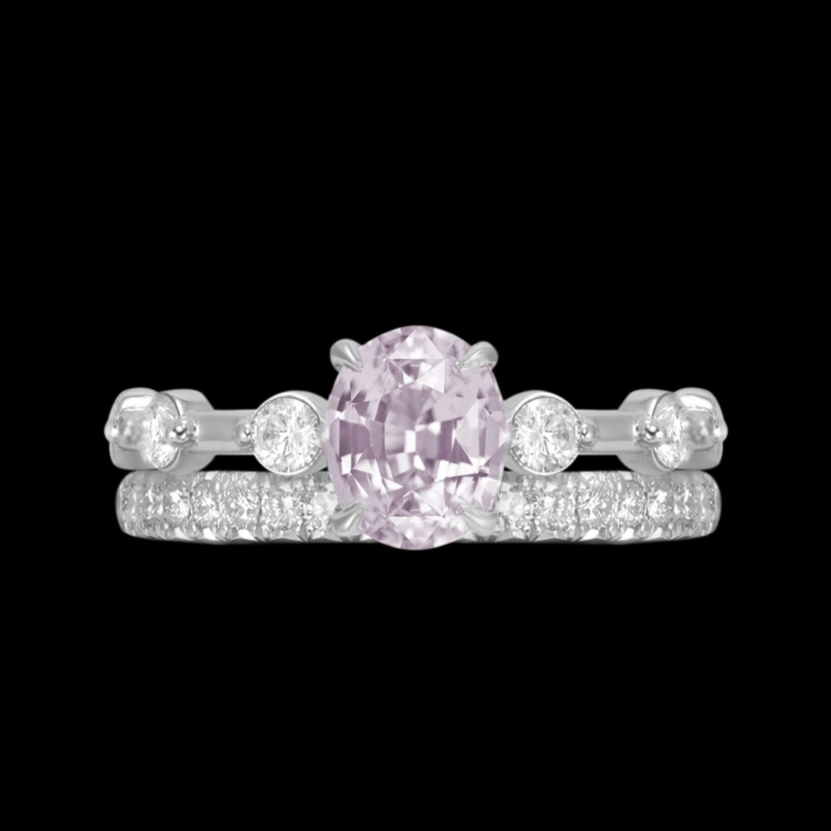 Custom+18kt+white+gold+engagement+ring+with+an+oval+pink+sapphire+and+diamonds+with+matching+wedding+band+-+Classic.+FRIDA+%7C+Fine+Jewellery.jpg