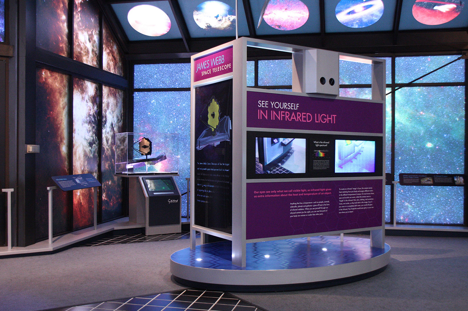 James Webb Space Telescope Infrared Camera Exhibit