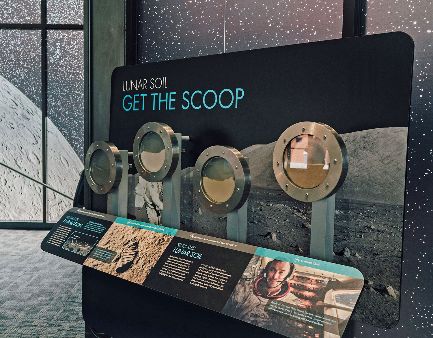 Lunar Soil Exhibit