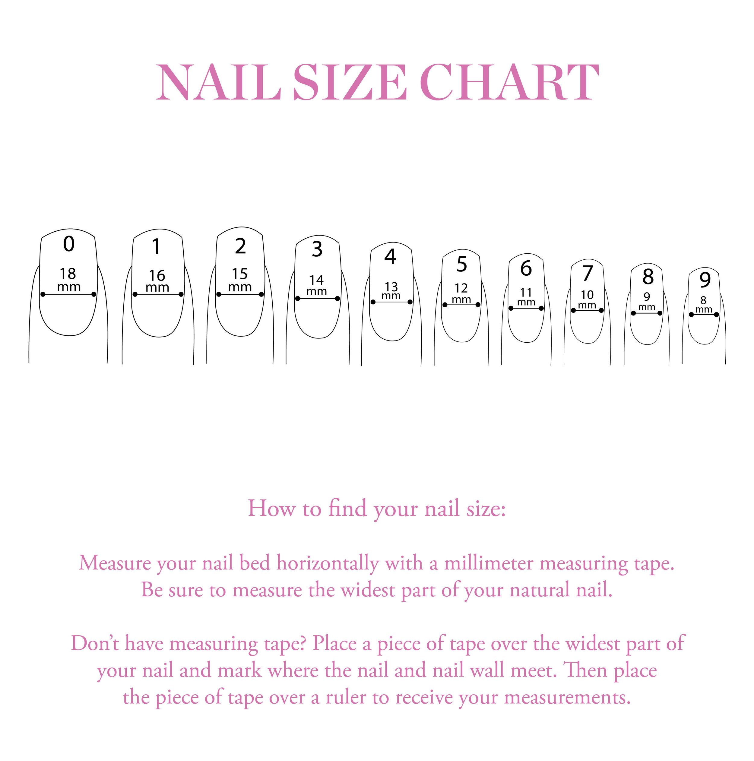 Young Nails Q Color Chart