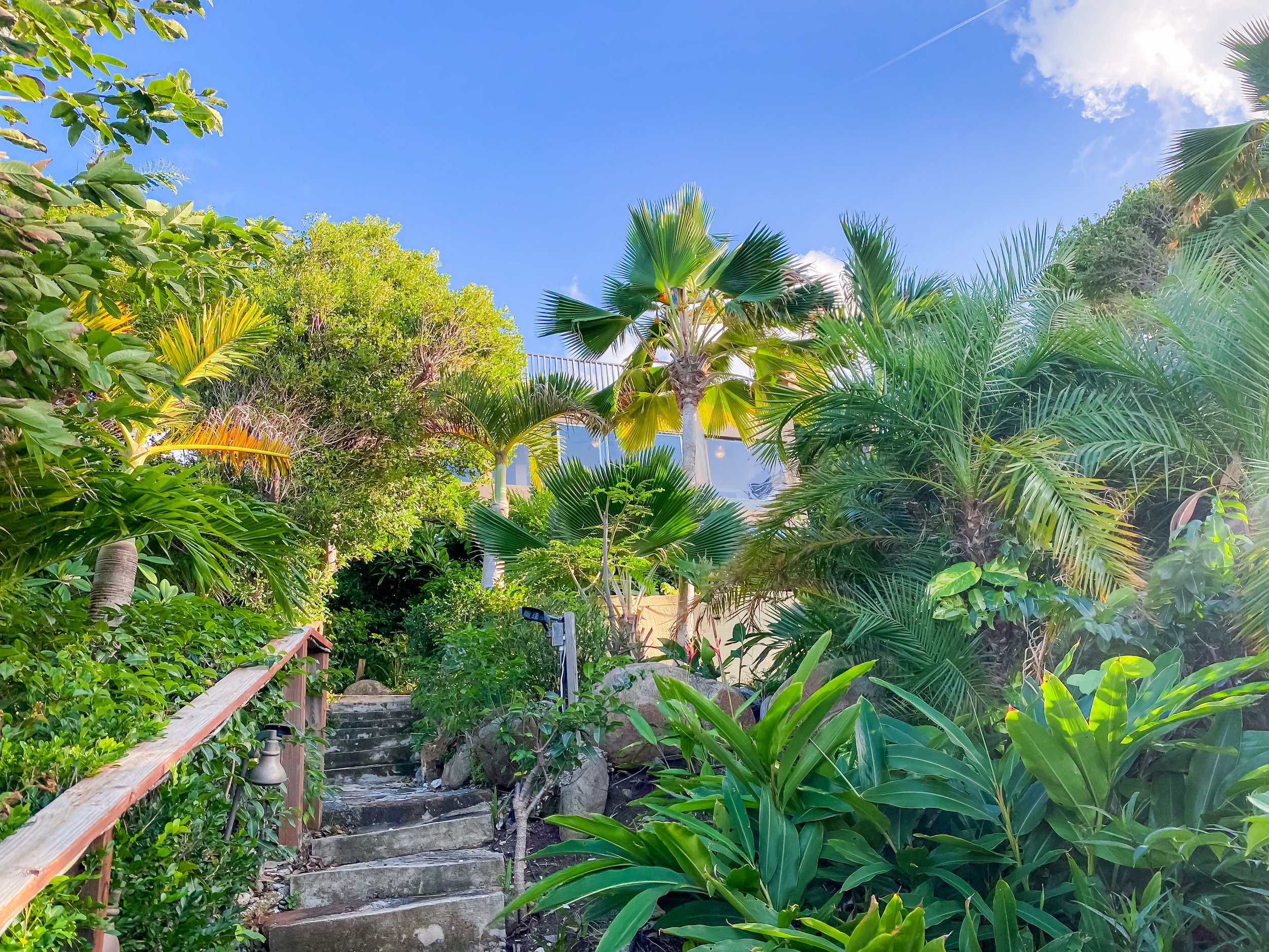 Pathway from Beach to Villas