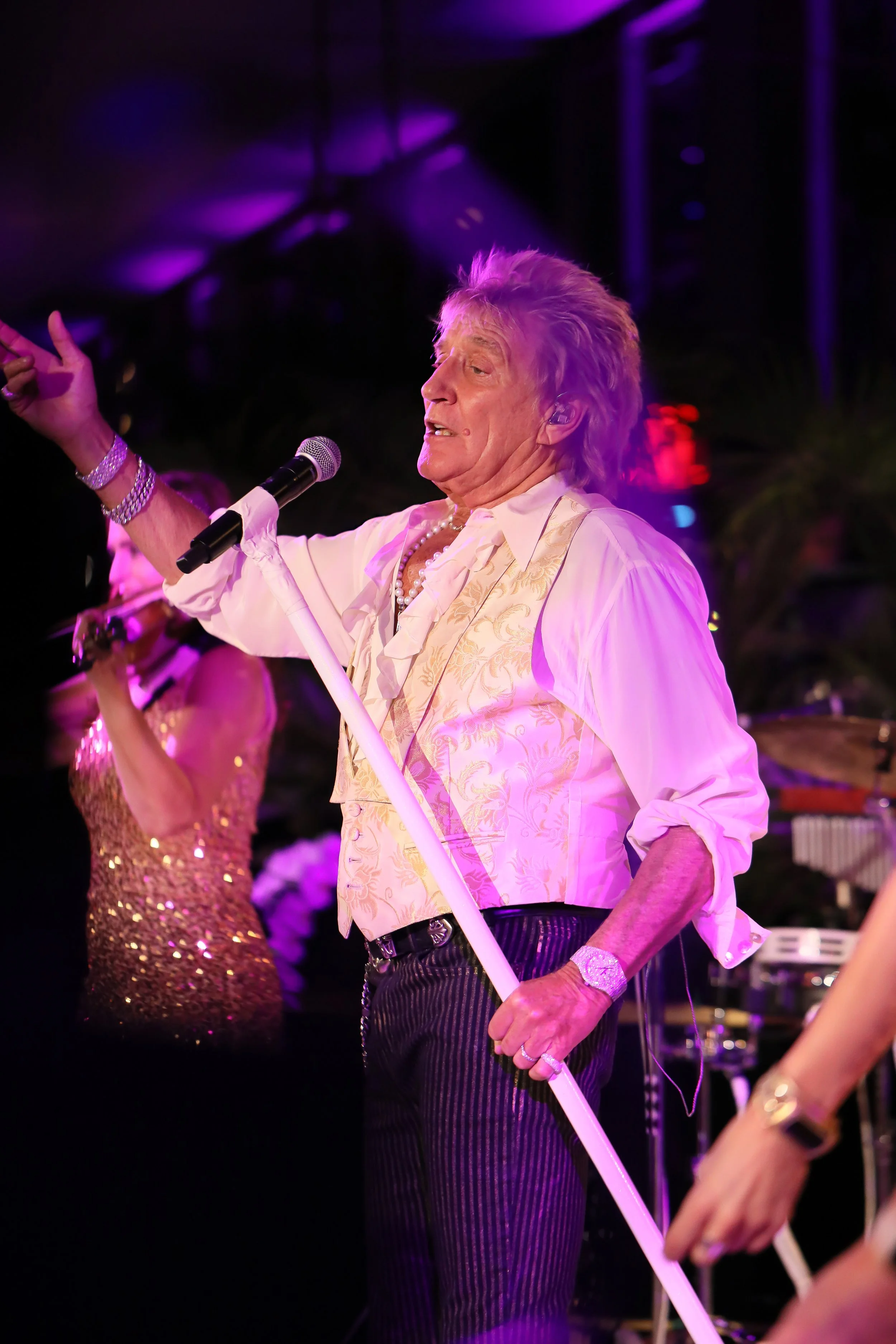 Sir Rod Stewart performing Top of The Rock