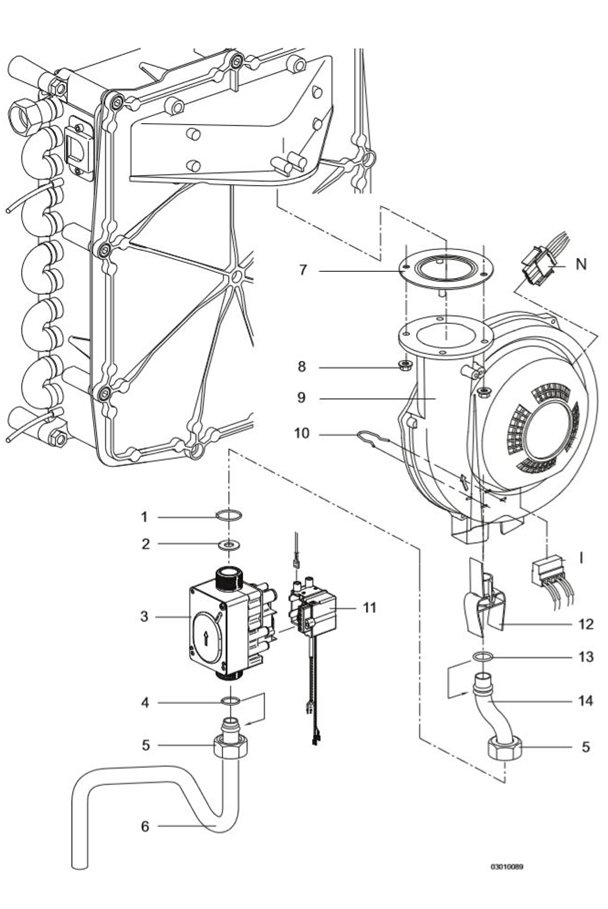 HRE Gas Unit with 230V Fan Spares