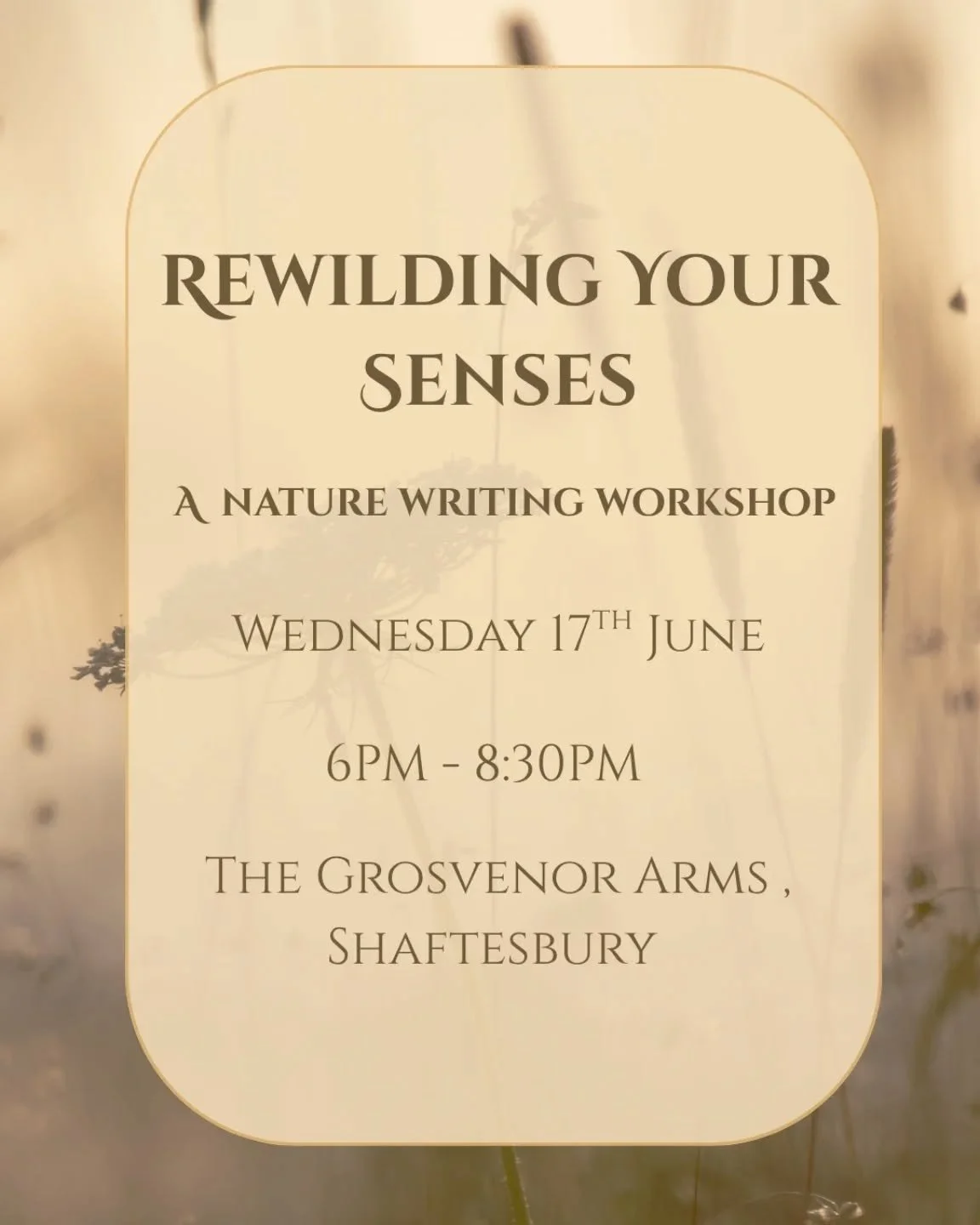 Want to come and do some nature writing with me? 

I would love love love to do some nature writing with you...

Thanks to the wonderful @foldedorset
and their Bookshop Champion status for Independent Bookshop Week, I've been invited to run a nature 