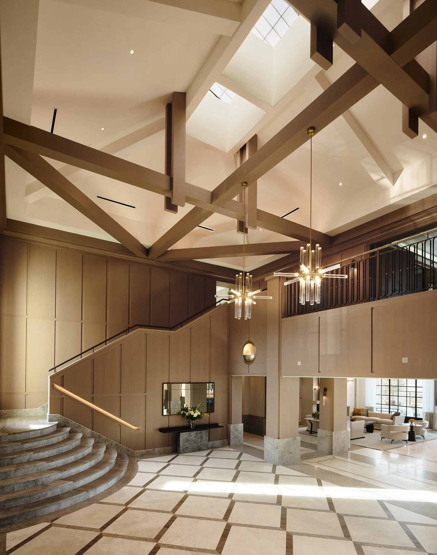Luxury foyer entryway