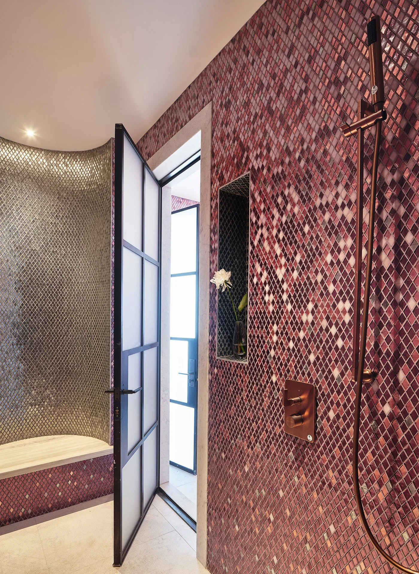 Women's pool bathroom