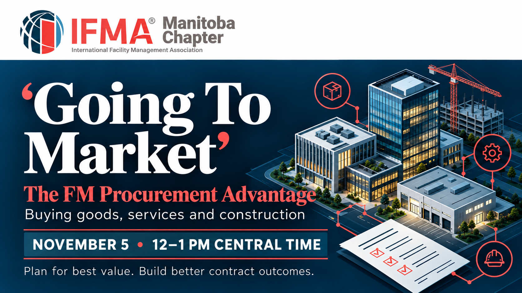 Webinar: ‘Going To Market’ – Buying goods, services and construction – The FM Procurement Advantage