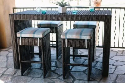 Bar stools and bar tables