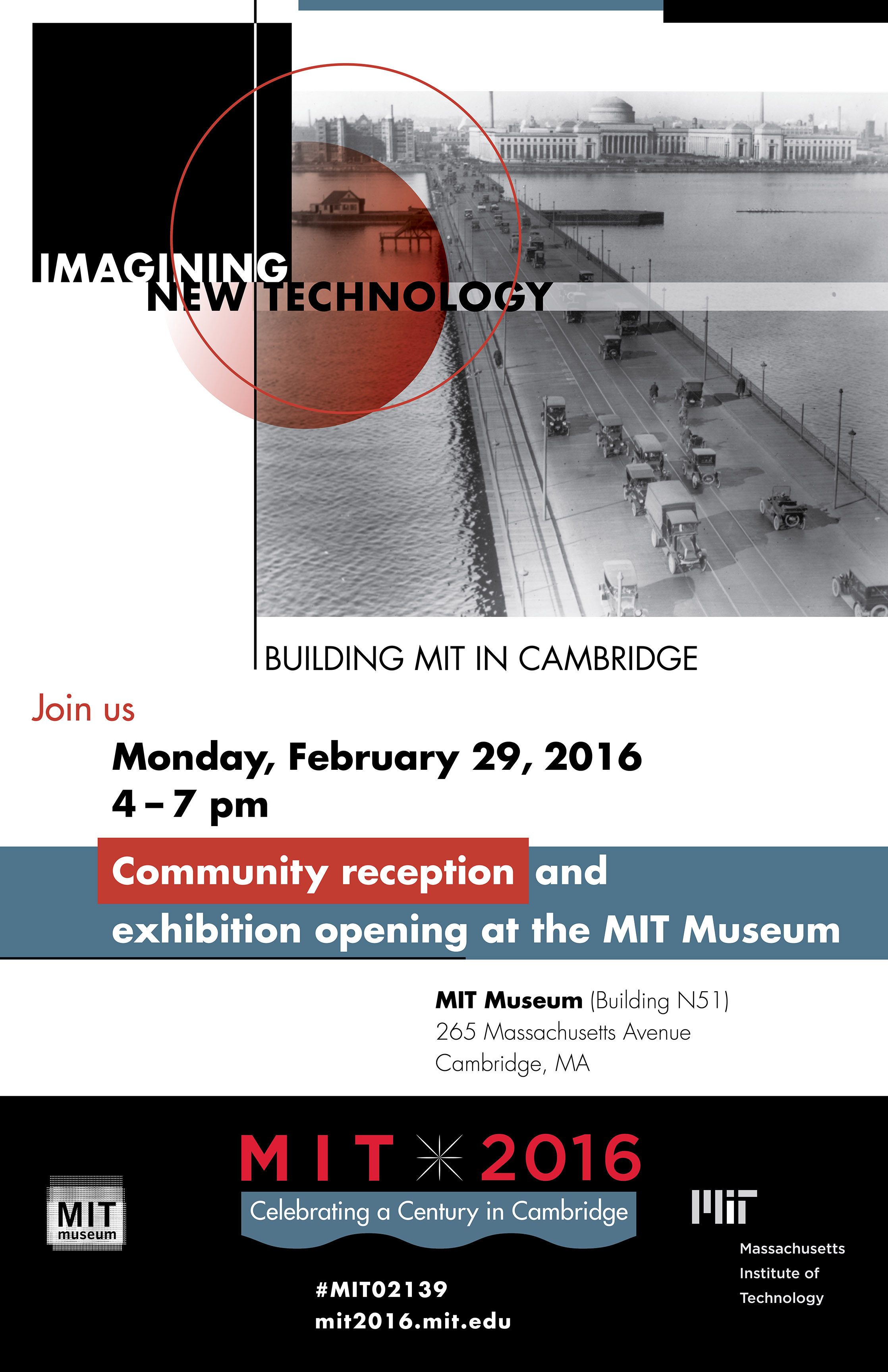 MIT 2016 exhibit reception poster