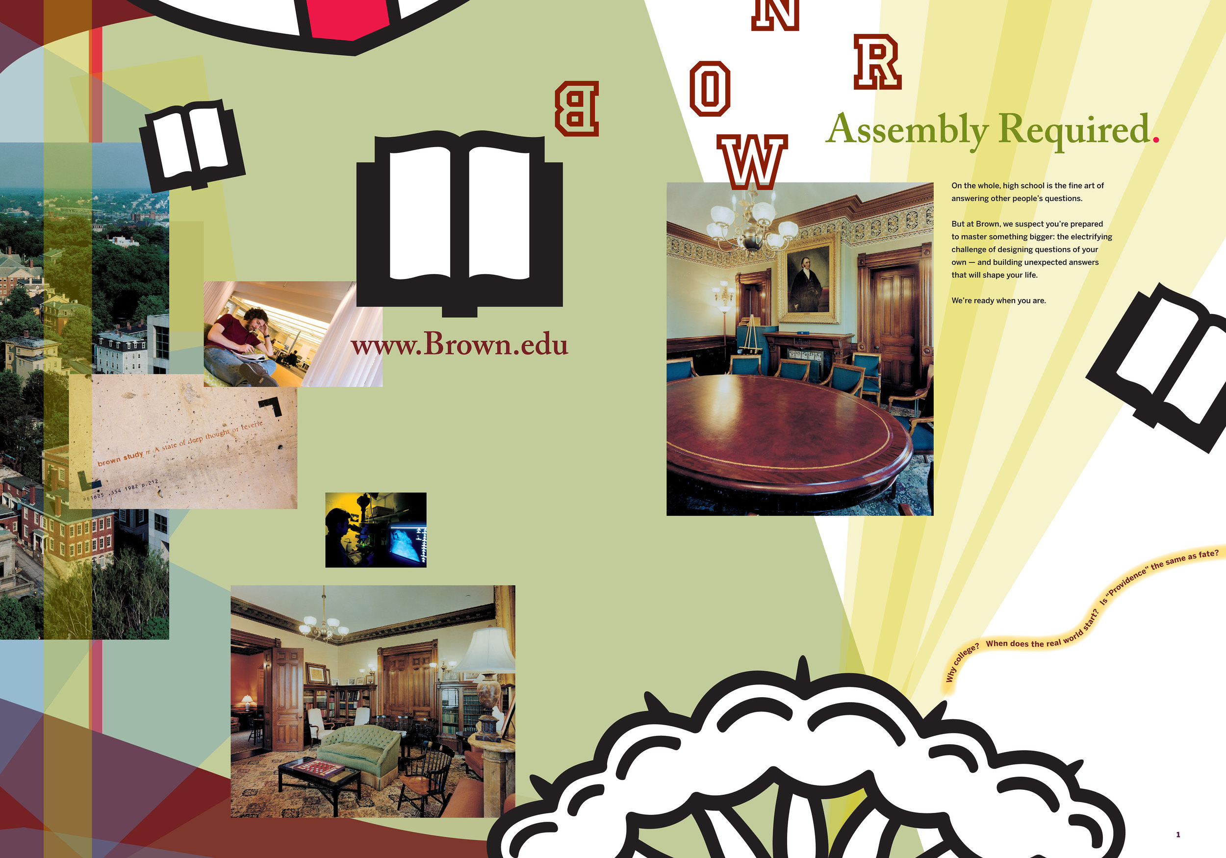 Opening spread, page 1