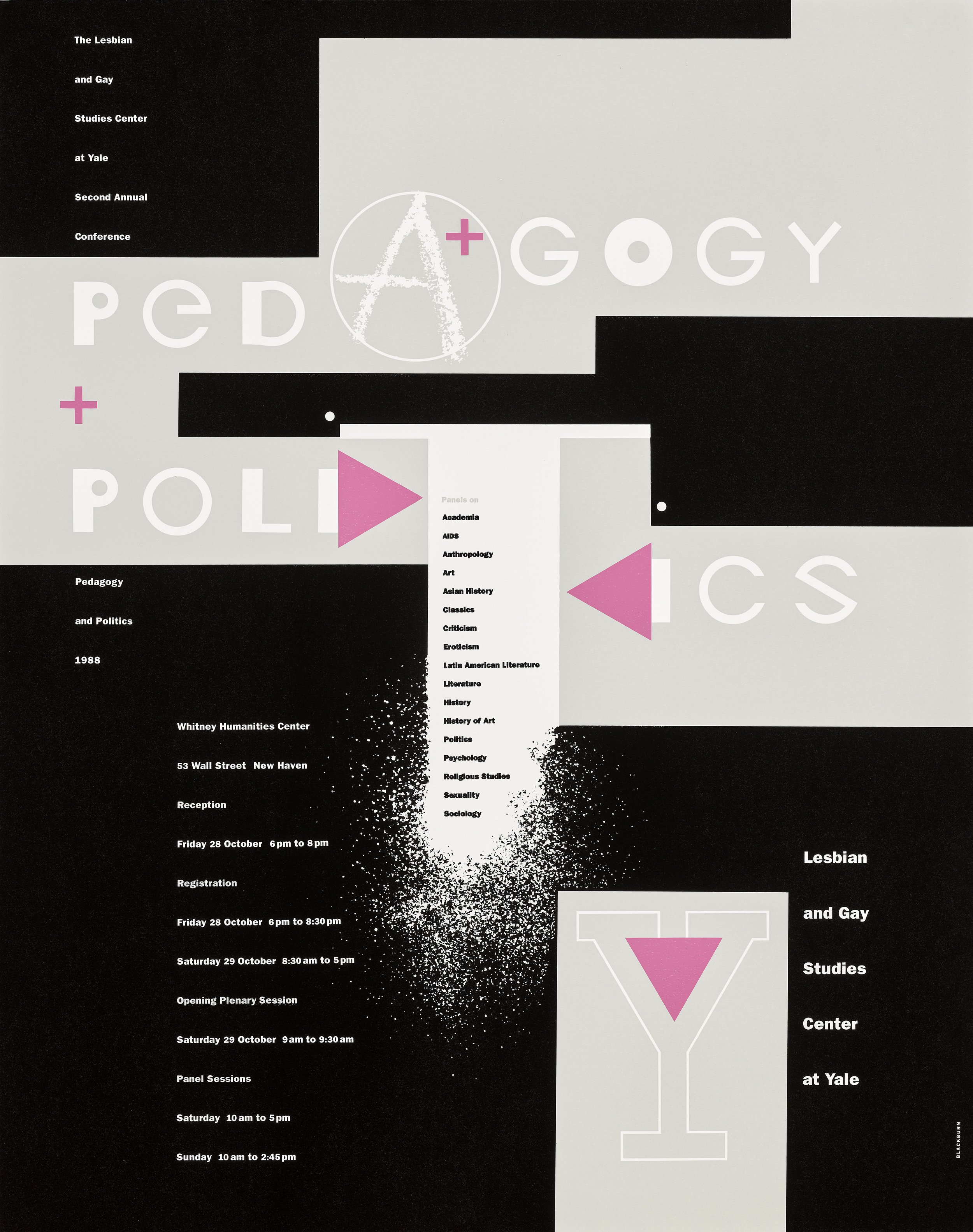 Pedagogy & Politics, Yale University, conference poster