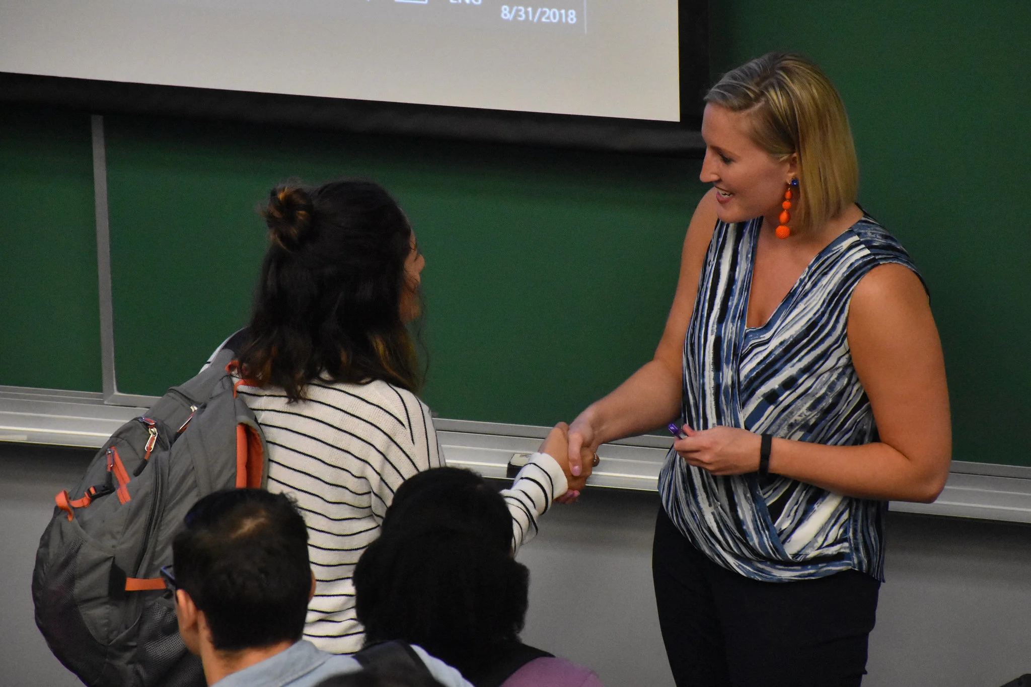 Guest Speaker Jenna Parker , Program Manager ADVANTAGE Destination & Meeting Services August 31, 2018 ( Pictures )