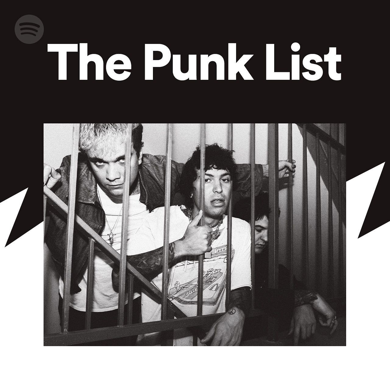 Big love to @spotifyuk for putting us on the cover of The Punk List. Such a sick playlist playlist which now includes &lsquo;All The Rage&rsquo; 💚