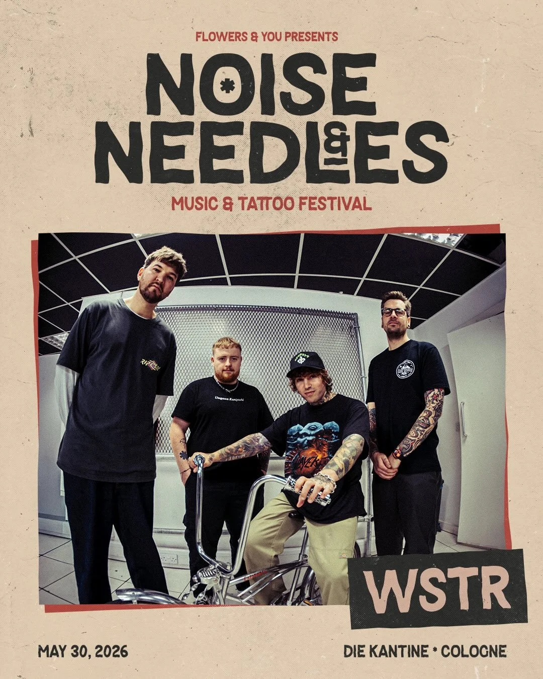 Germany! We&rsquo;re coming back in May for @noiseandneedles.festival get your tickets now from link in our bio!
