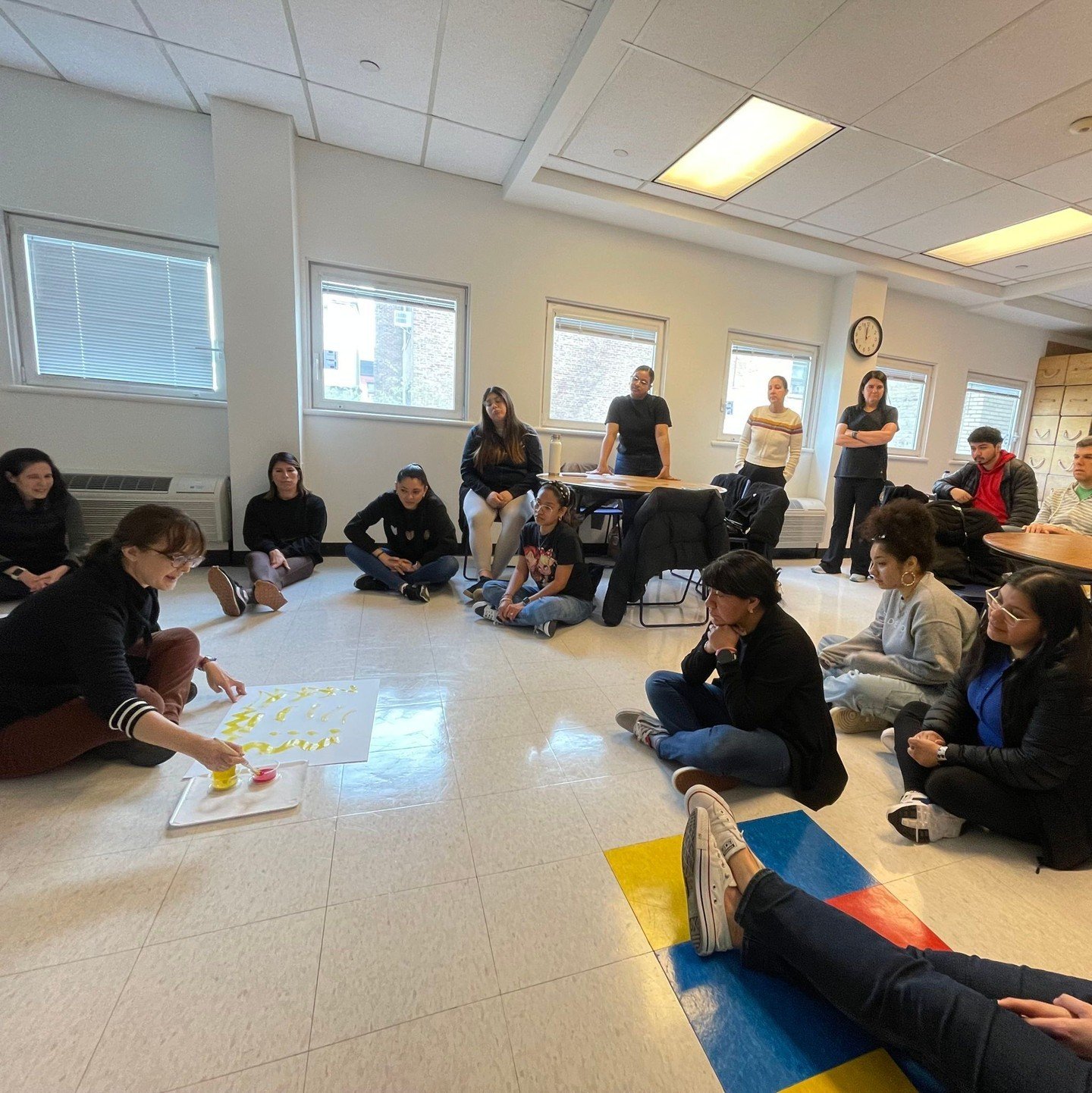 Last month, staff from our Early Intervention programs went to Cassidy&rsquo;s Place to explain a new art-based curriculum to the teachers. They explained simple ways to present materials and paint, which allows for open-ended independent exploration