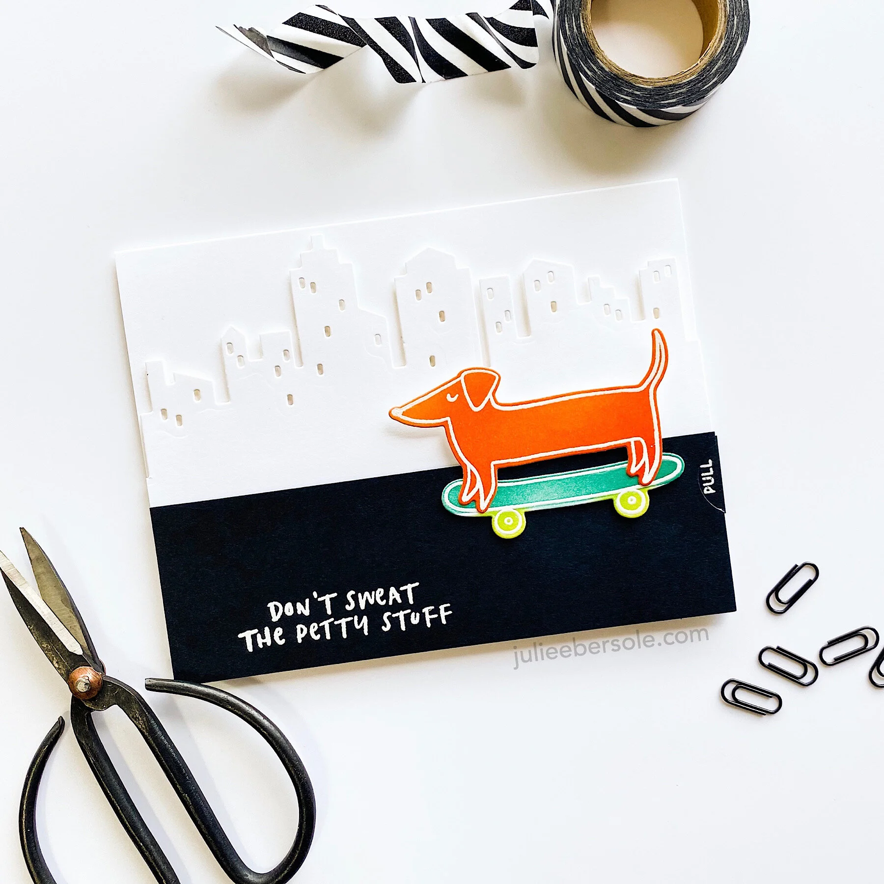 MAKE AN INTERACTIVE PUSH ME PULL YOU CARD