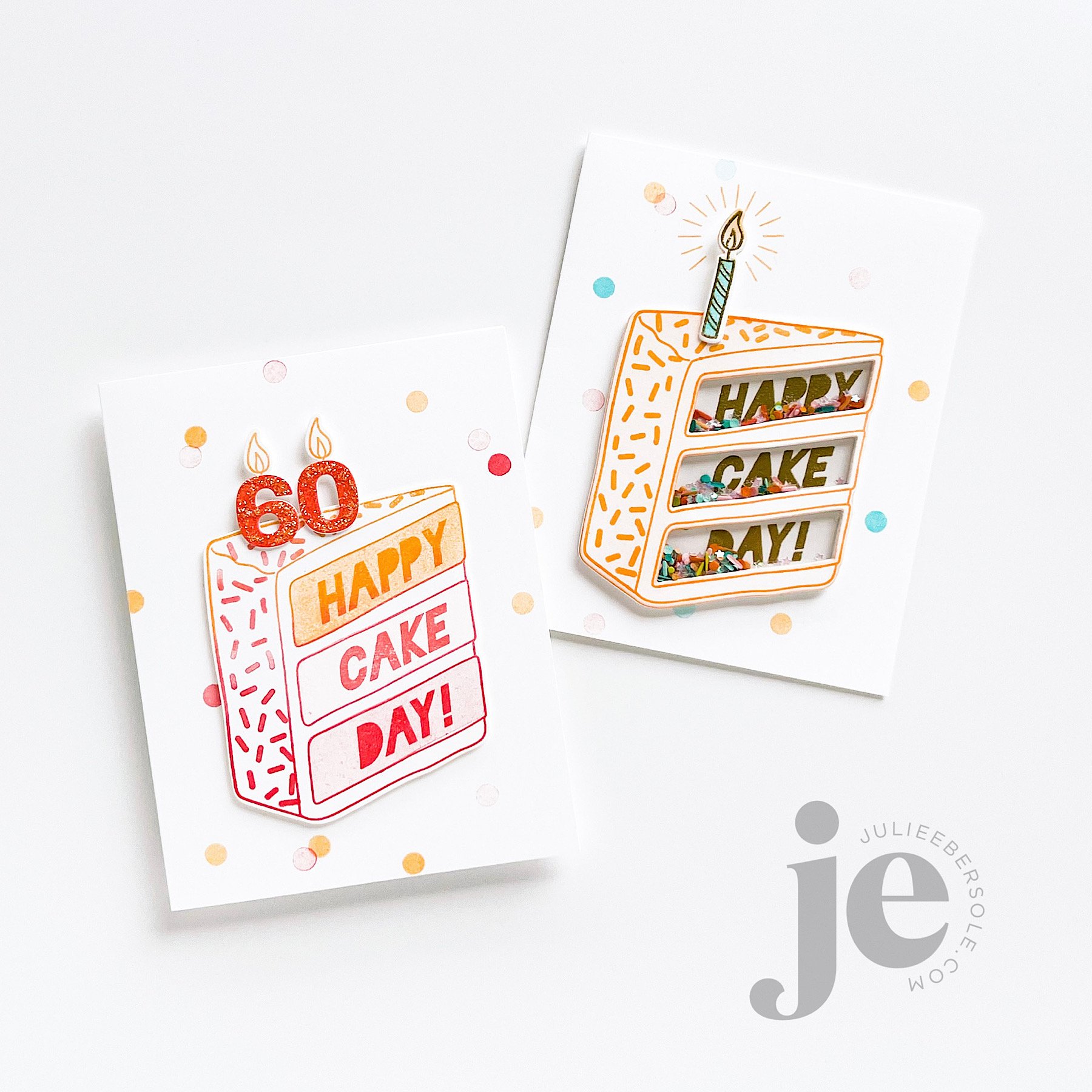 CAKE DAY STAMP SET + DIES