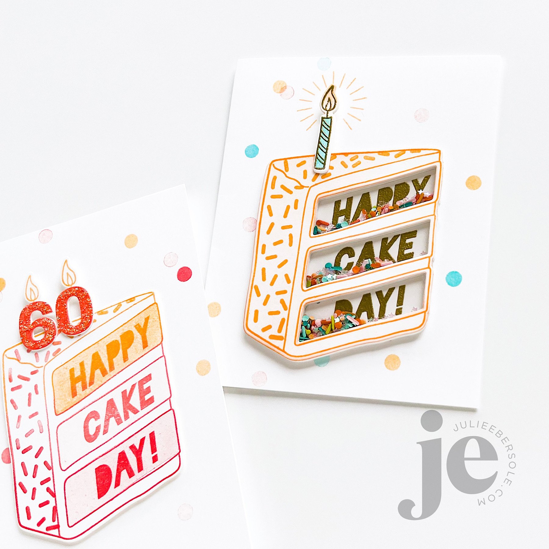 CAKE DAY STAMPS + DIES