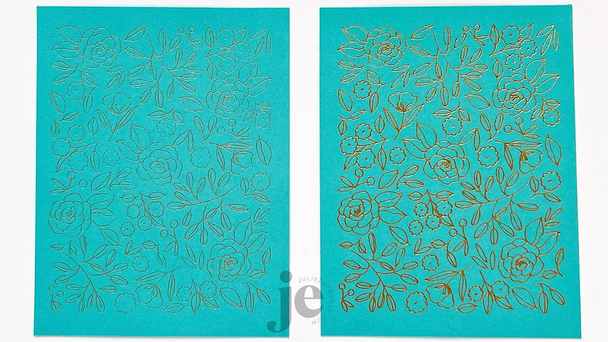LEFT: CRICUT, RIGHT: FOIL QUILL
